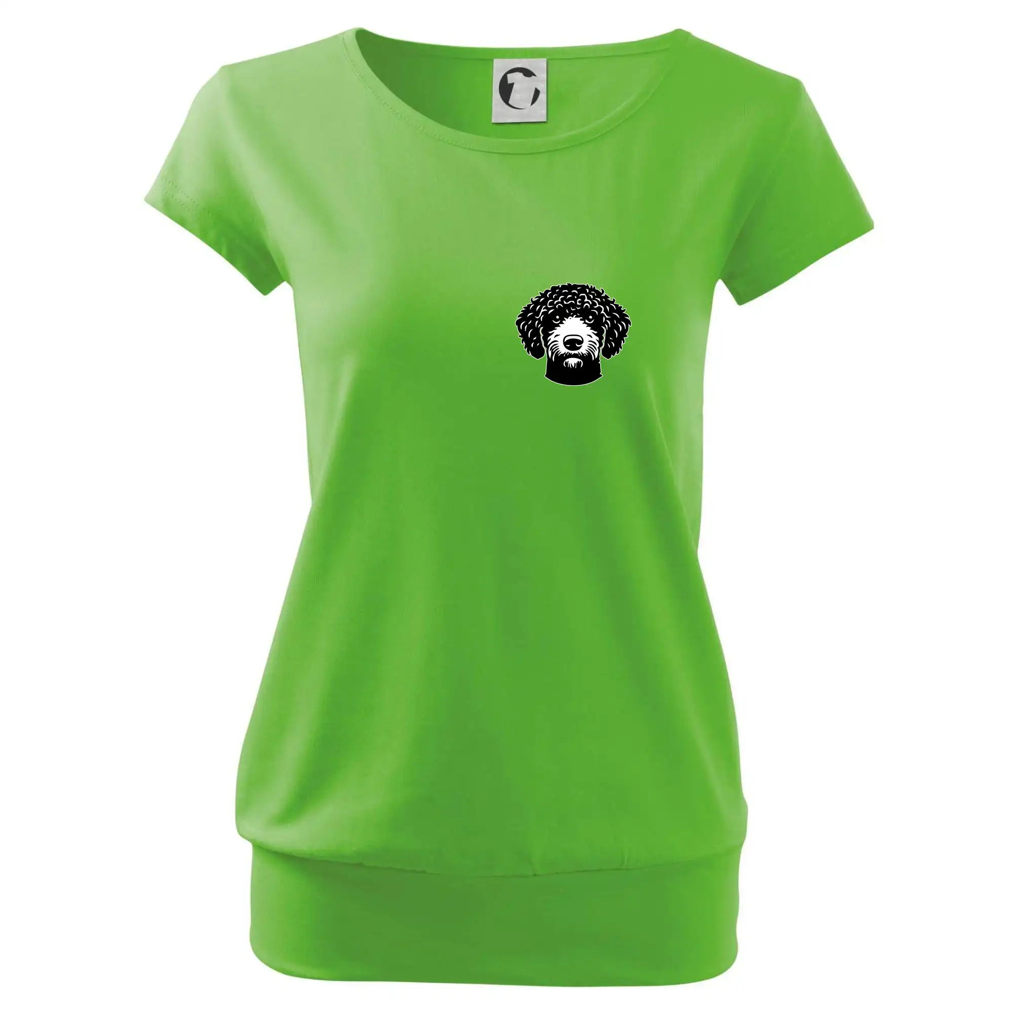 Lagotto romagnolo hlava na prsu