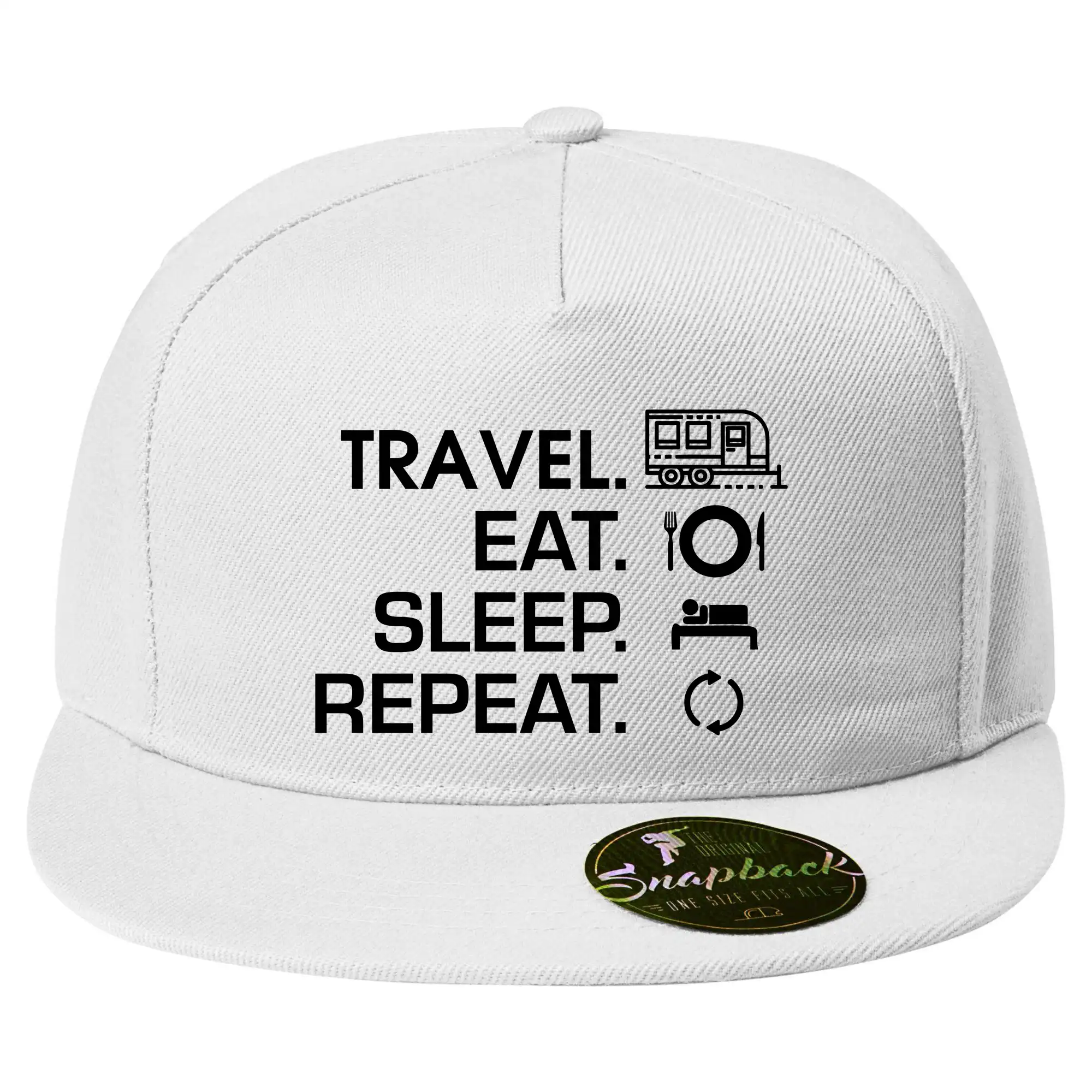 Eat sleep travel - Velký  přívěs