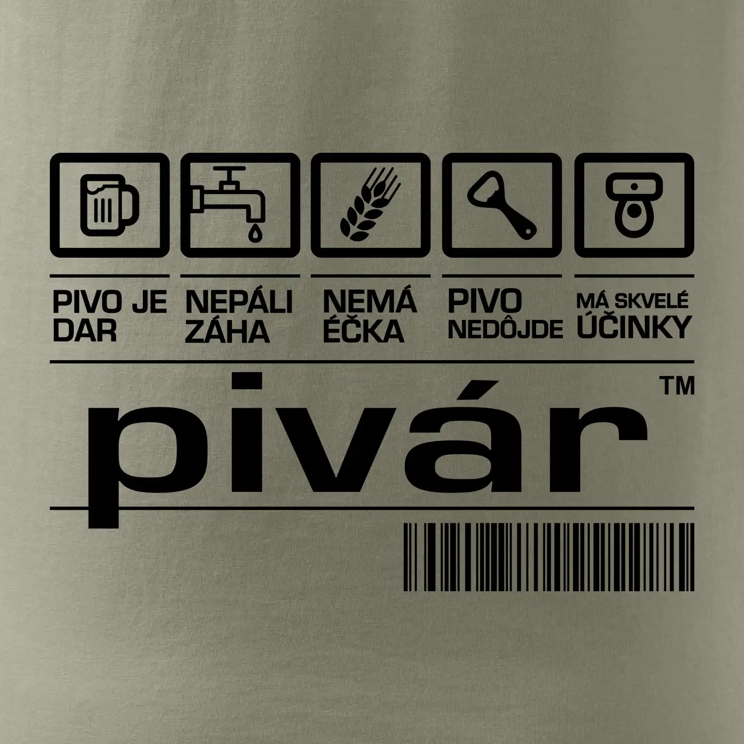 Čiarový kód - pivár