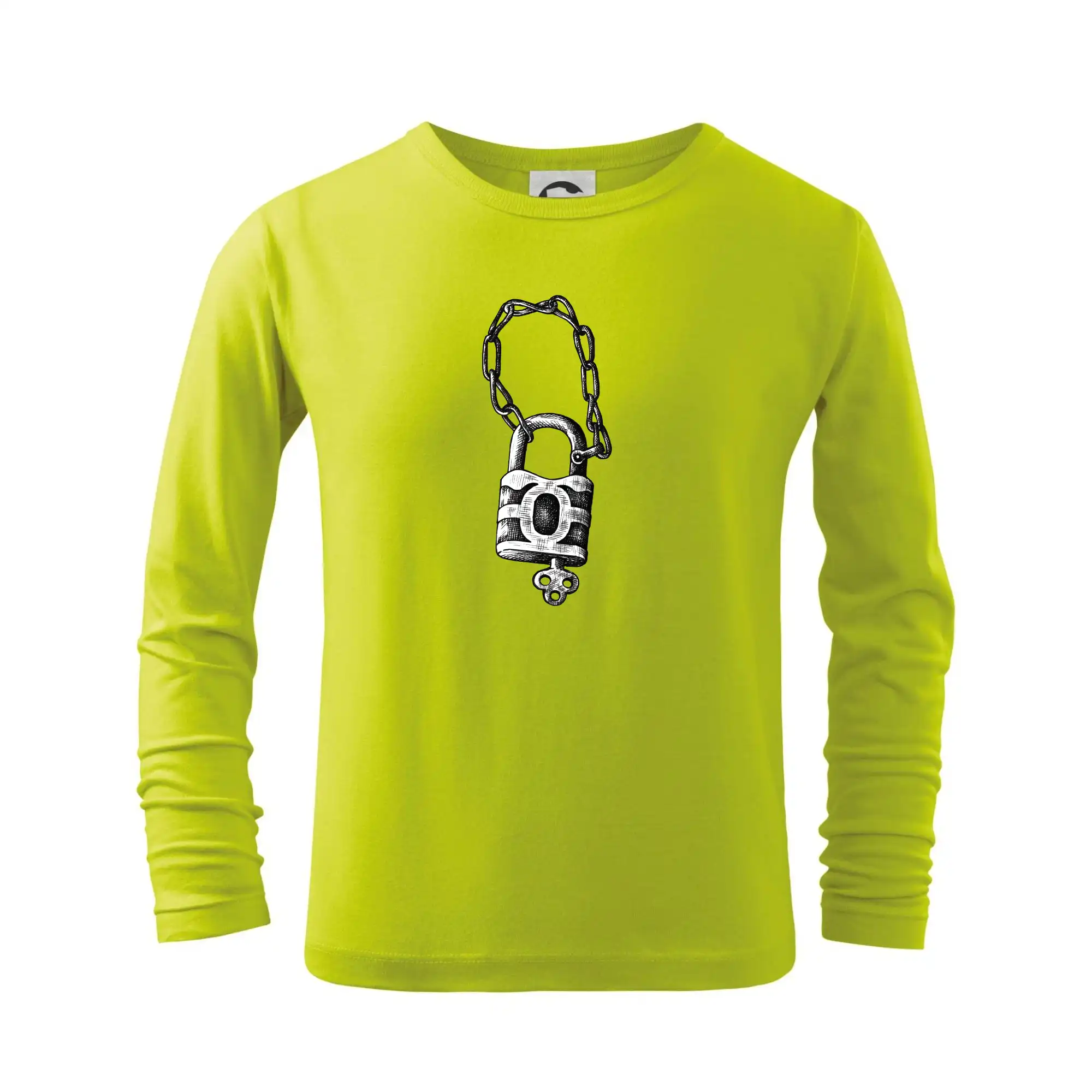 Tričká pre zamilovaných - Zámok s reťazou - Tričko detské Long Sleeve