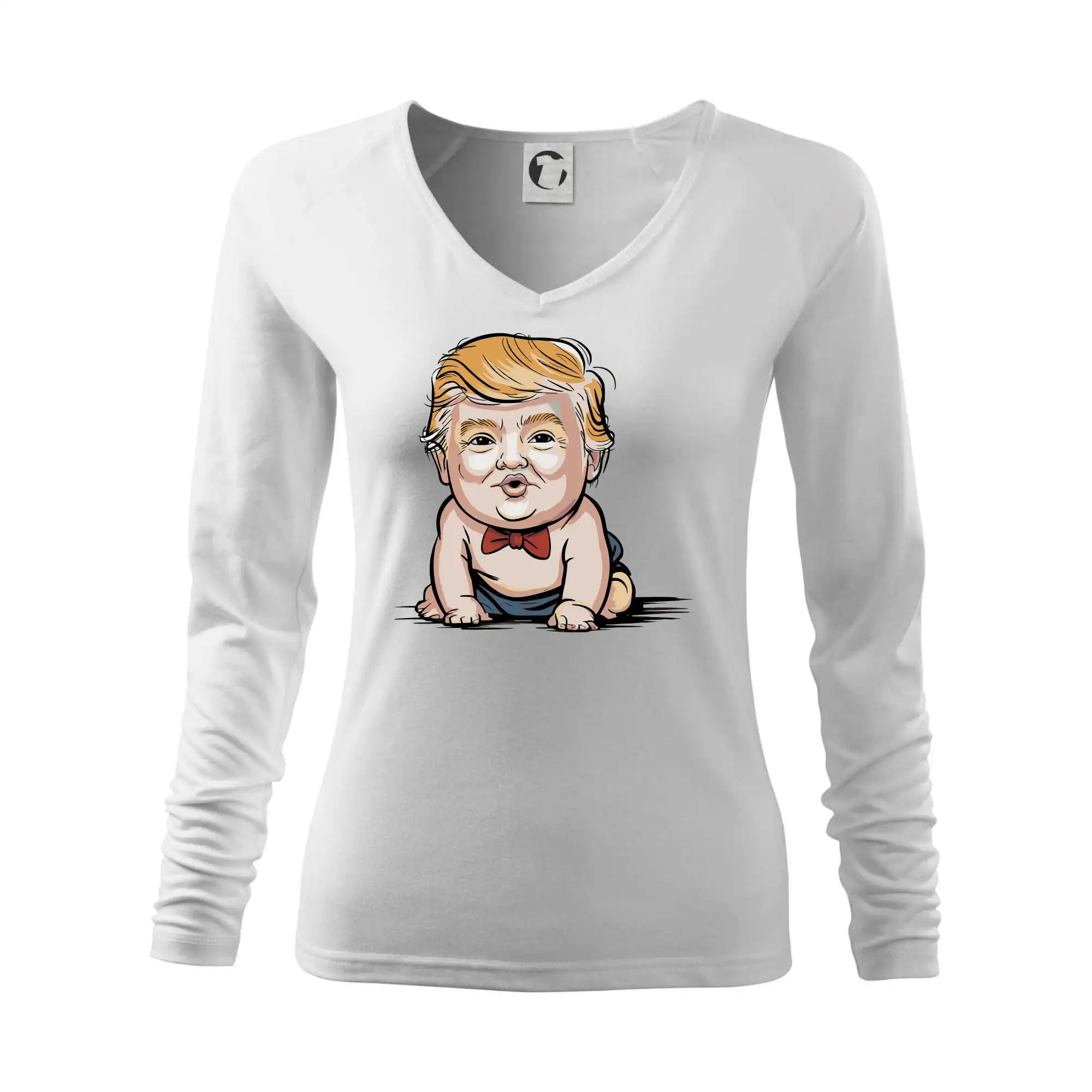 Politické tričká - Baby trump - Tričko dámske Elegance
