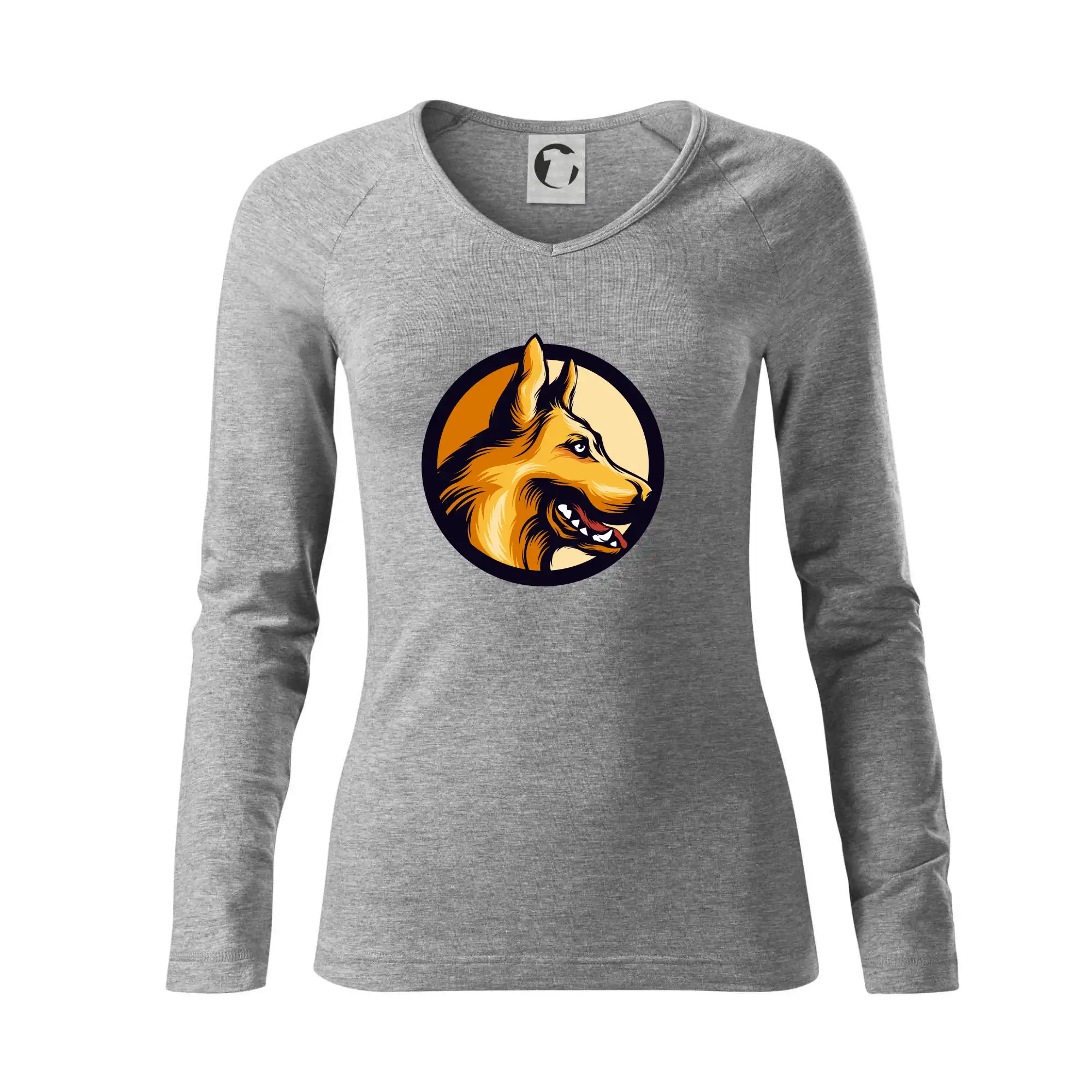 Nemecký ovčiak - Nemecký ovčiak - v kruhu - Tričko dámske Elegance