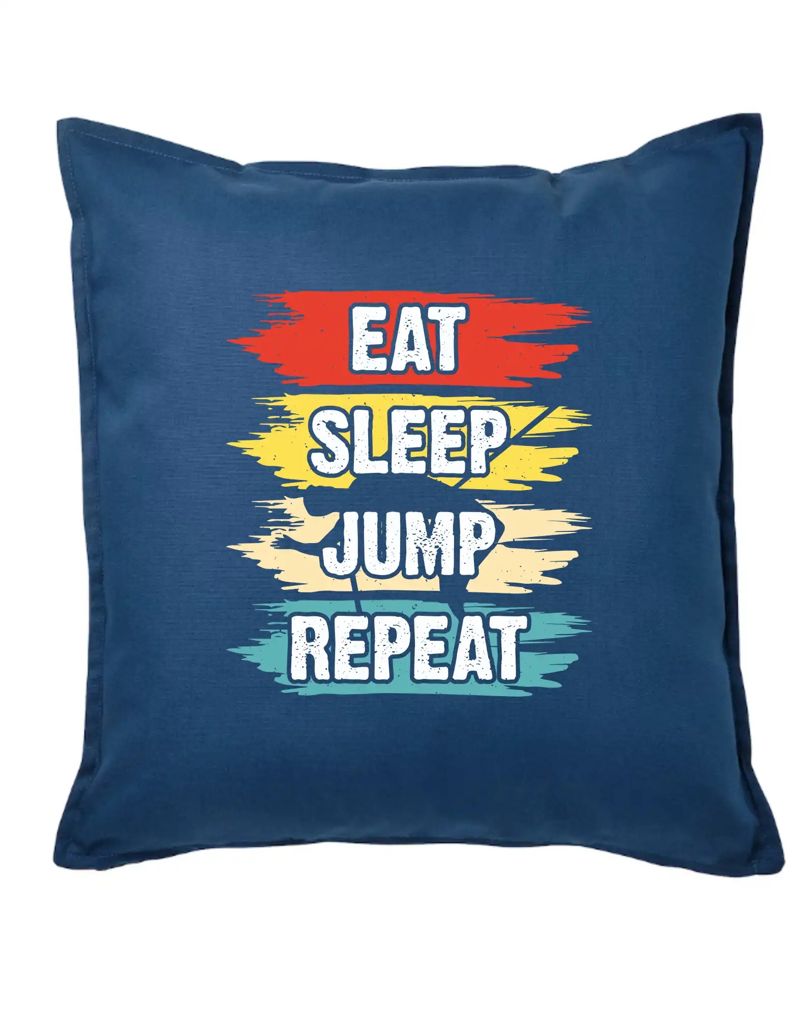 Ostatné športy - Eat sleep JUMP repeat - Vankúš 50x50