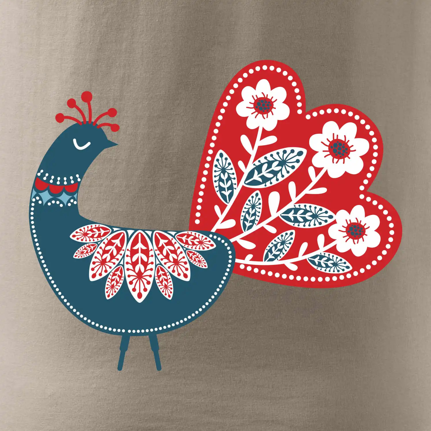 Folklor - páv modrý