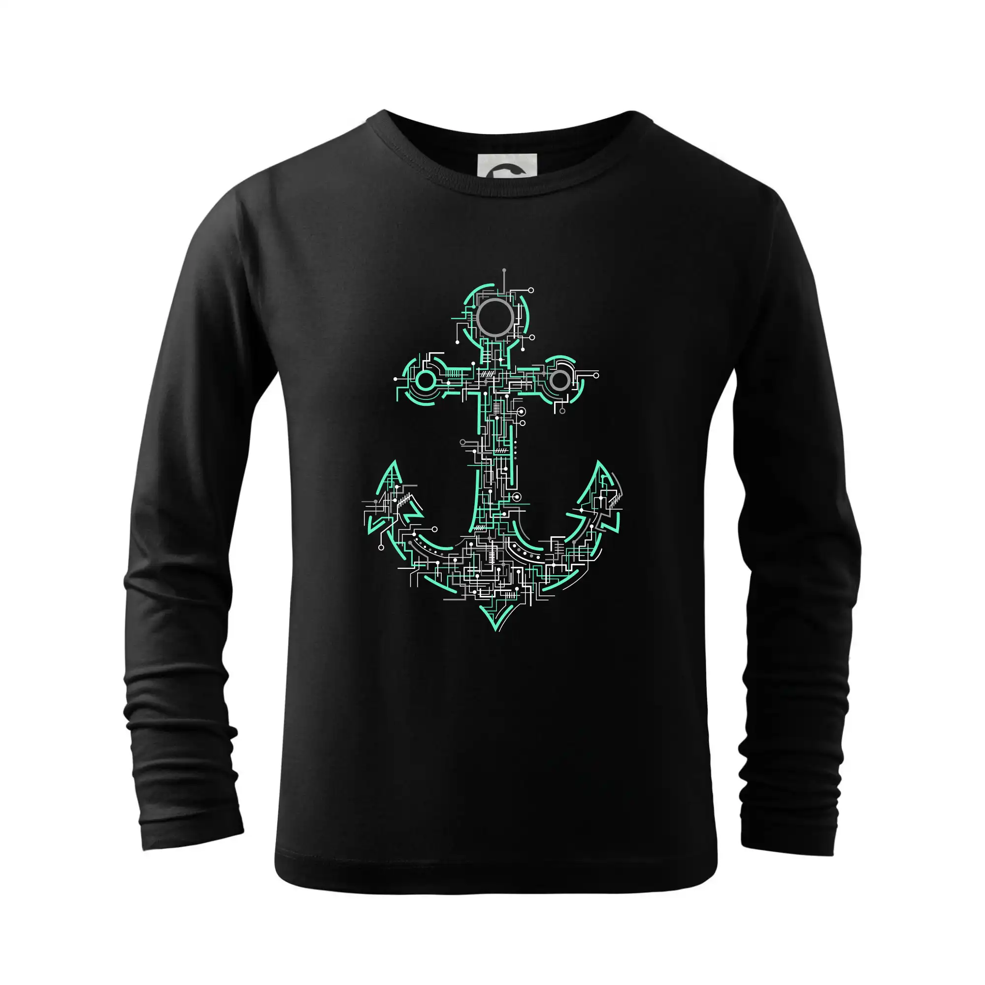 Vodácke tričká - Electric Anchor - Tričko detské Long Sleeve