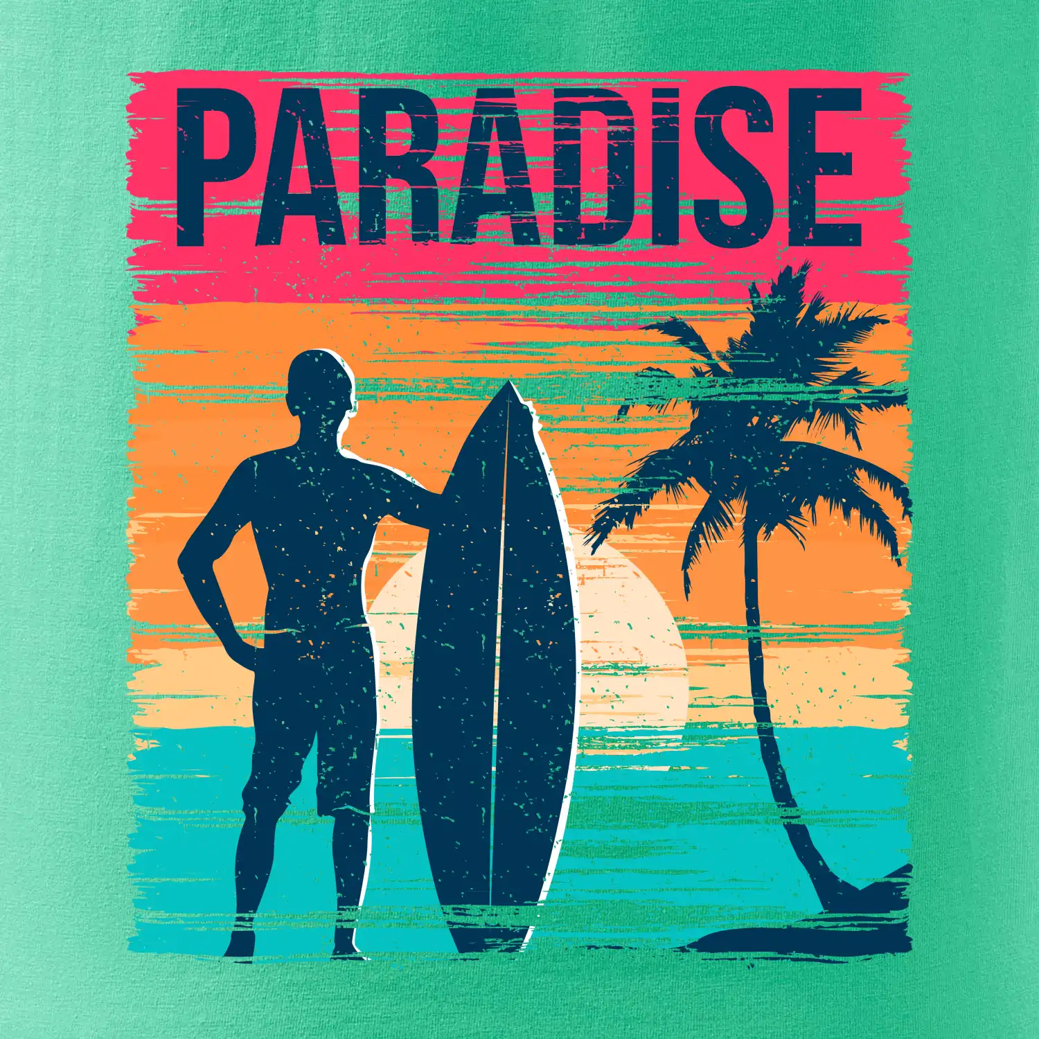 Paradise - barevný čtverec