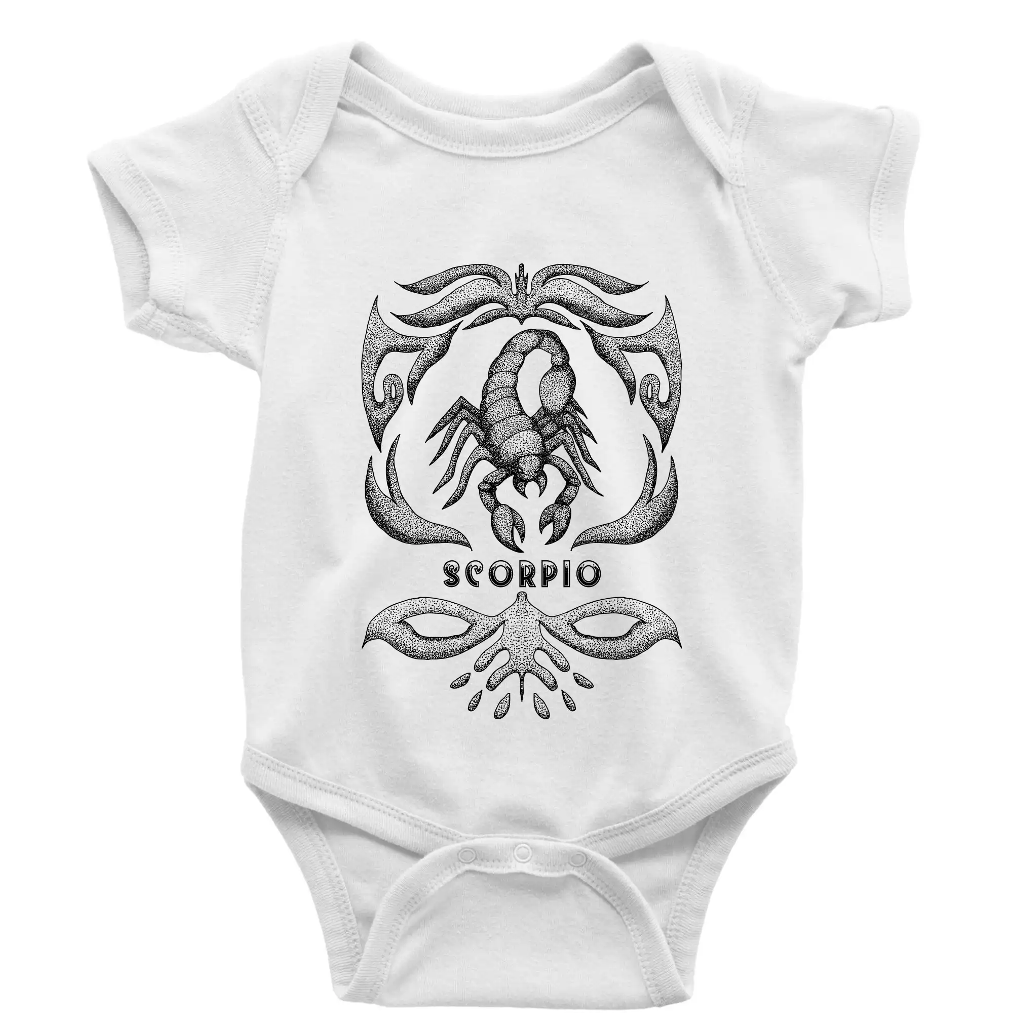 Tričká škorpión - Scorpio - vintage - Body dojčenské s krátkym rukávom