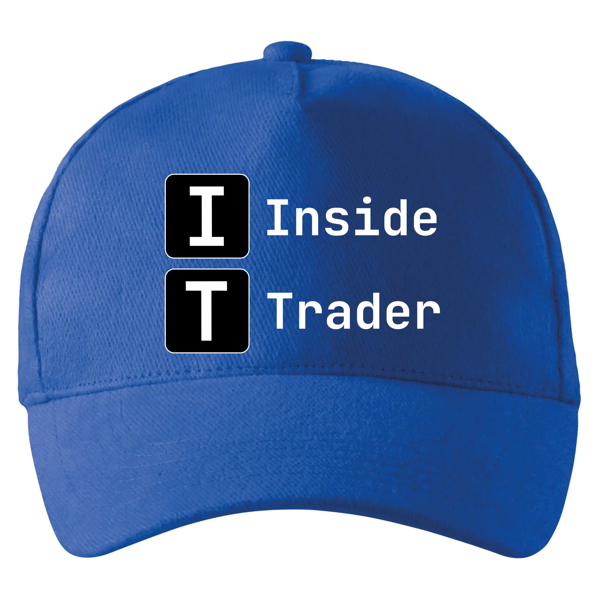 Tričká pre ajťákov - IT Nápis Inside Trader - Šiltovka so zahnutým šiltom a mosaznou sponou