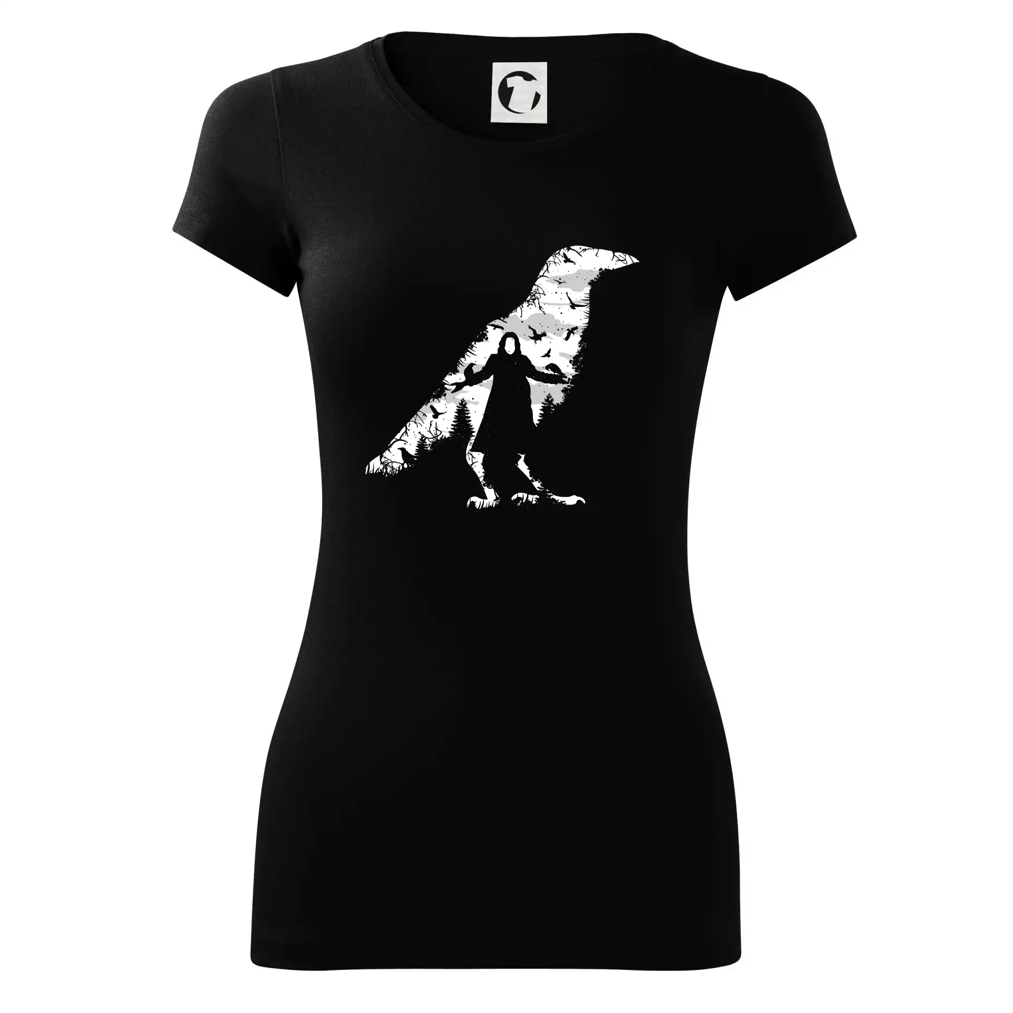 Tričká so zvieratami - The Crow nature - Dámske tričko Glance - Priliehavejší strih
