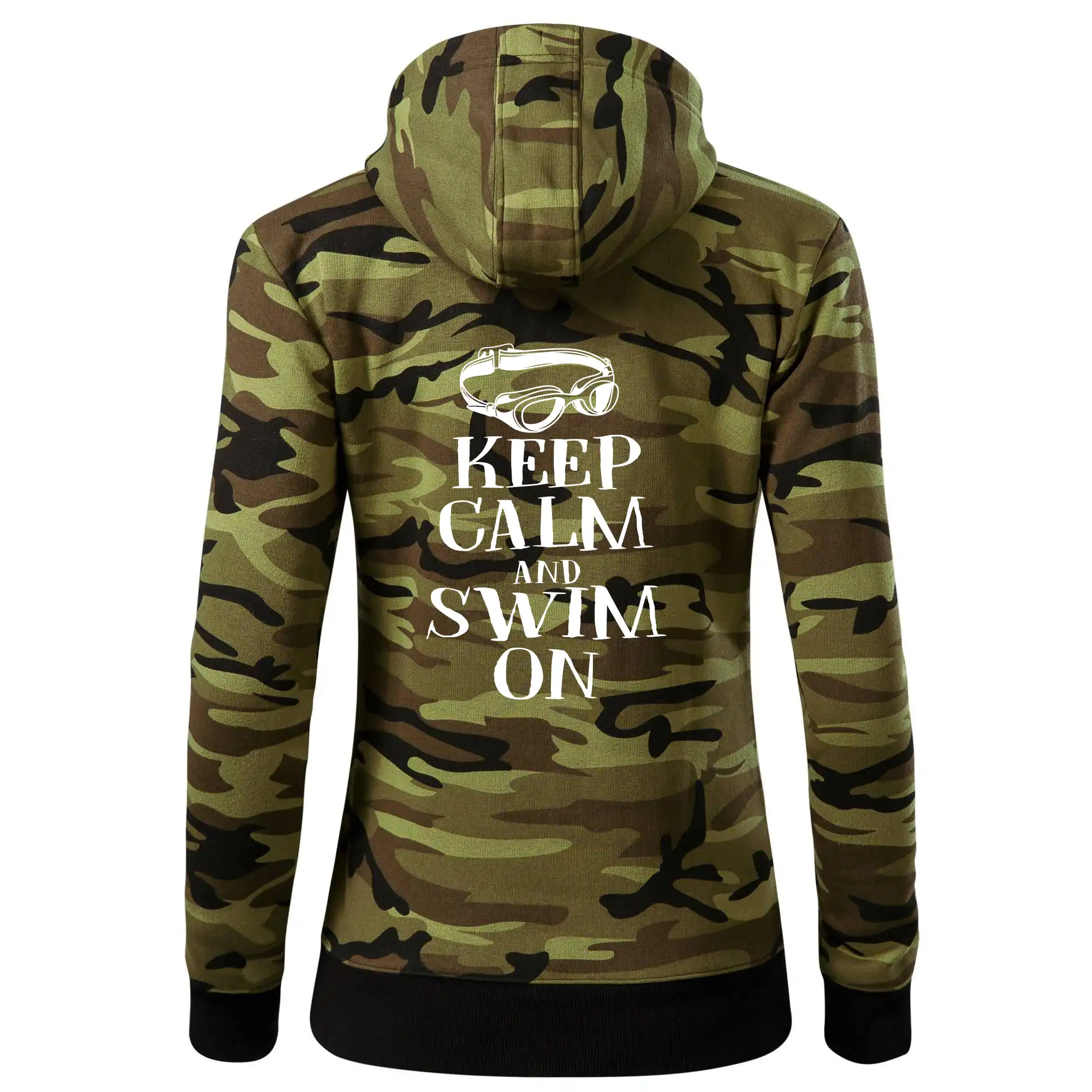 Keep calm and swim on