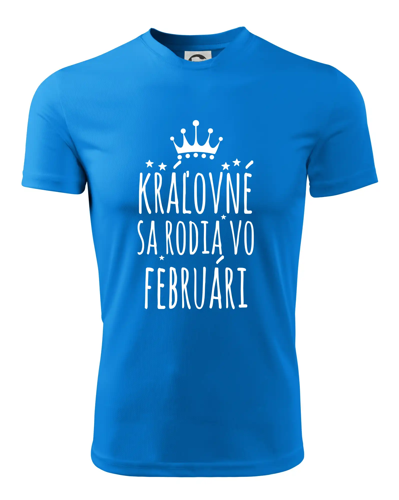 Tričká pre narodené vo februári - Králi - Kráľovné sa rodia vo februári - Detské tričko športové