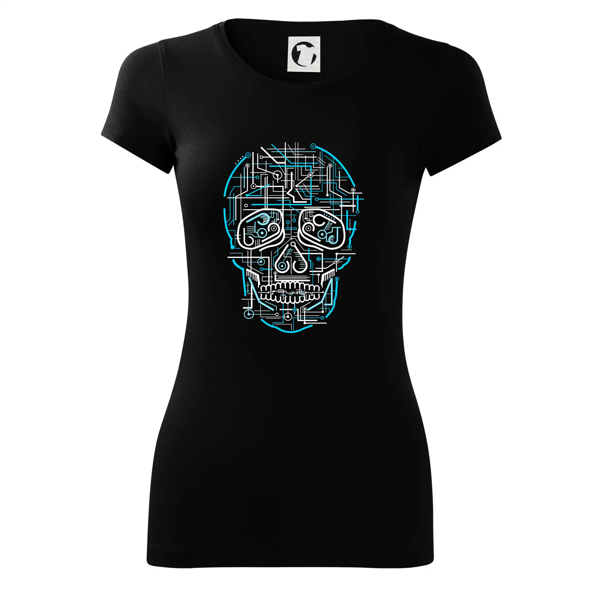 Grafické tričká - Electric Skull - Dámske tričko Glance - Priliehavejší strih