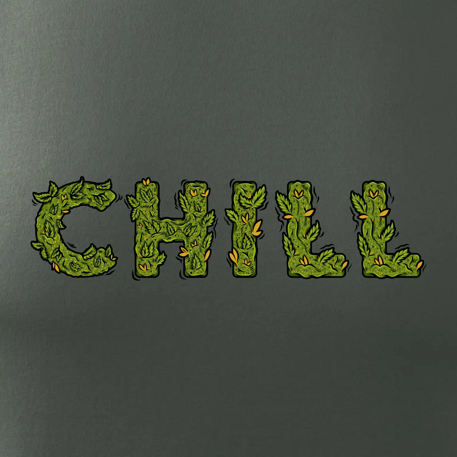 Konopí nápis chill