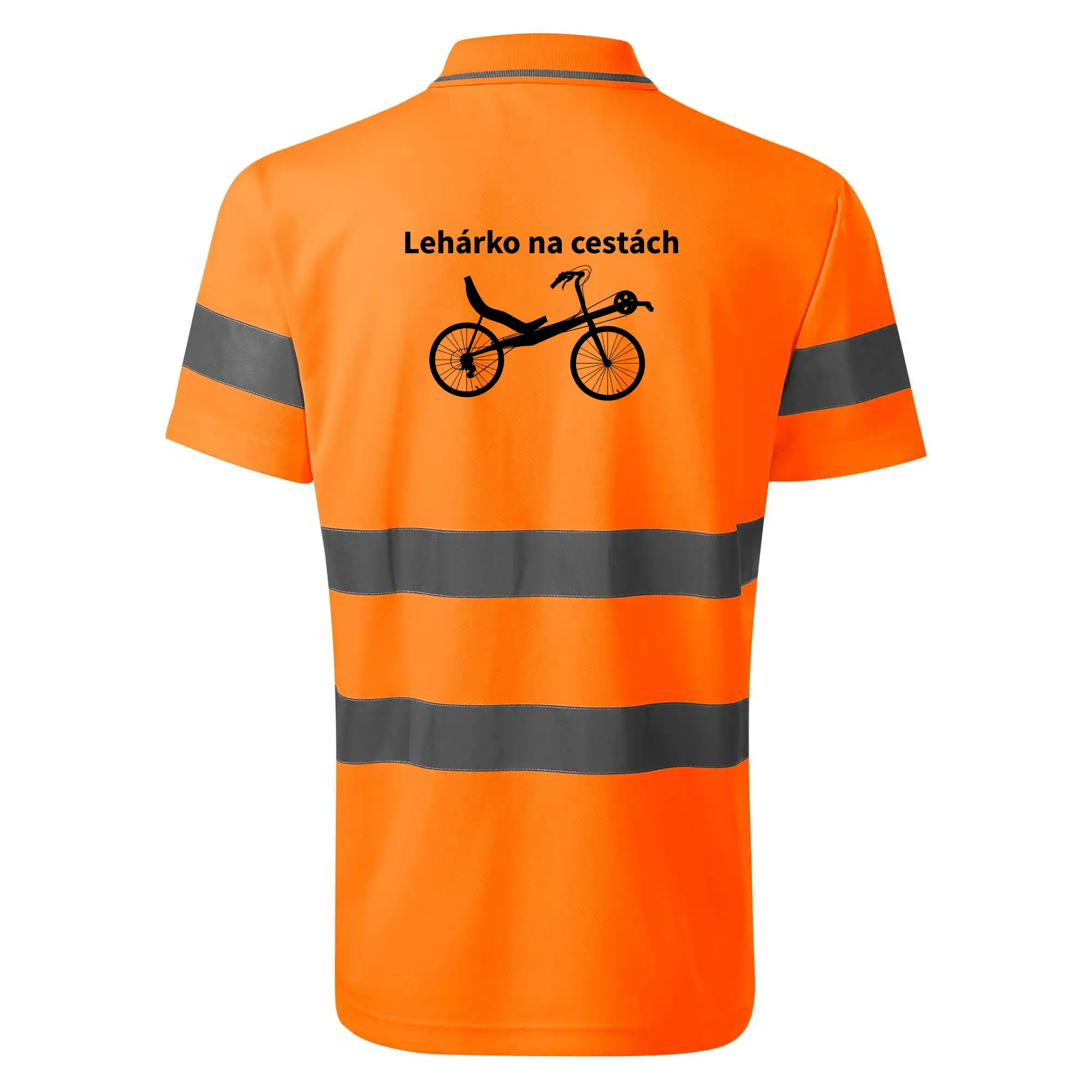 Tričko ako darček pre cyklistu - Lehárko na cestách - HV Runway 2V9 - Reflexné polokošeľa
