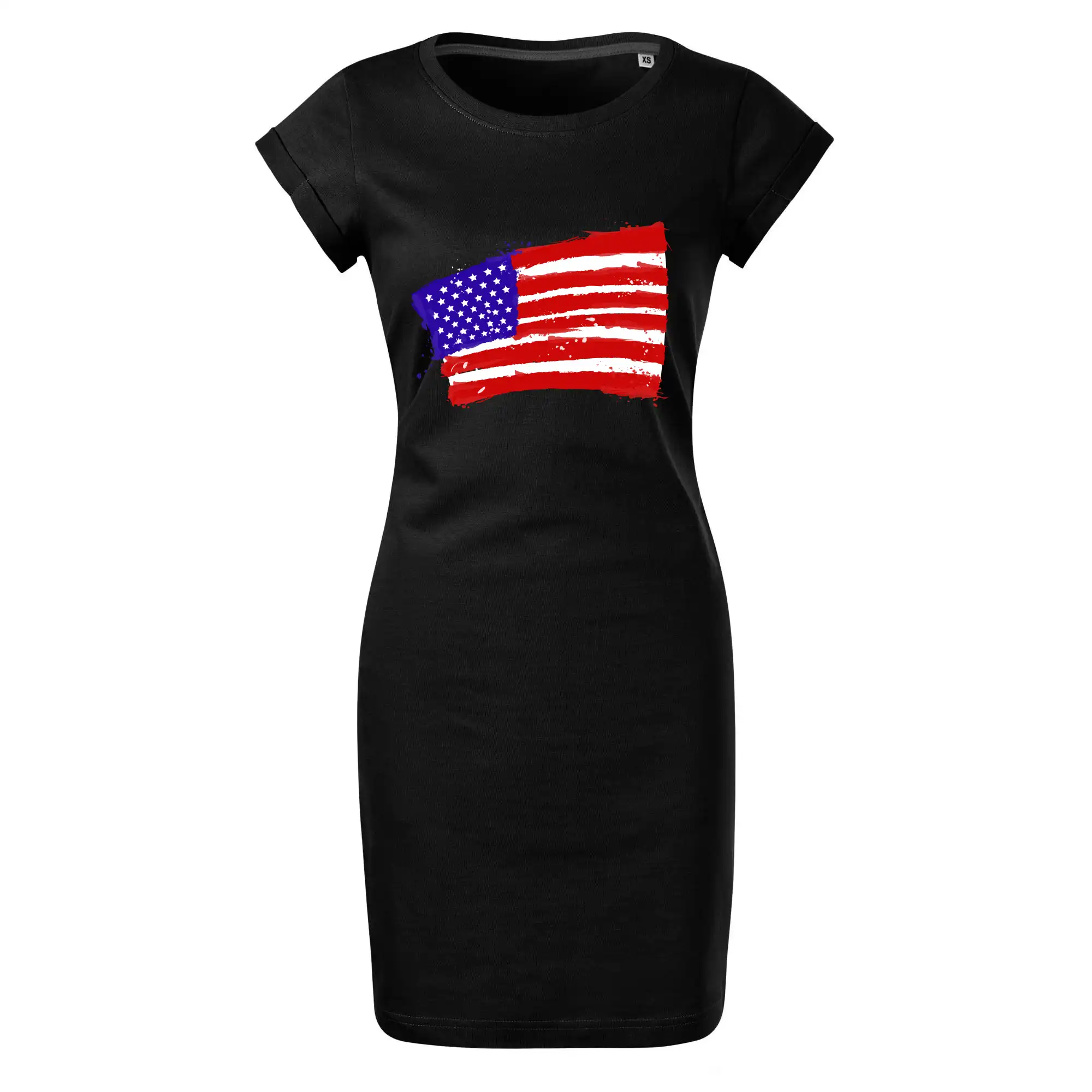 Americká vlajka ohnutá