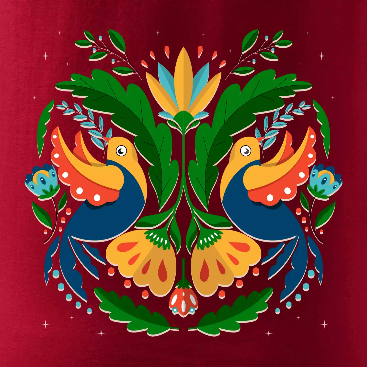 Folklor - dvě holubice