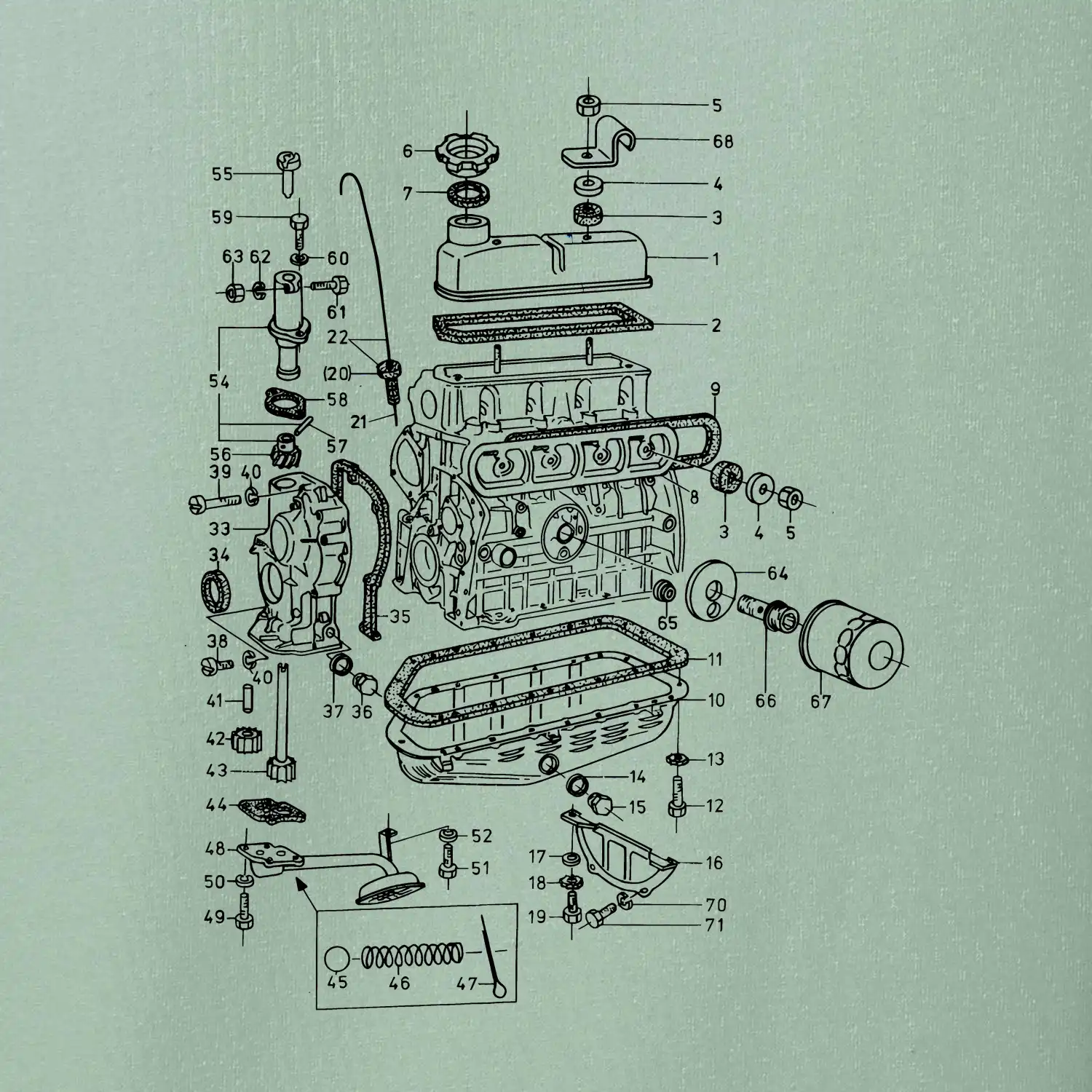 Motor škoda 105-136