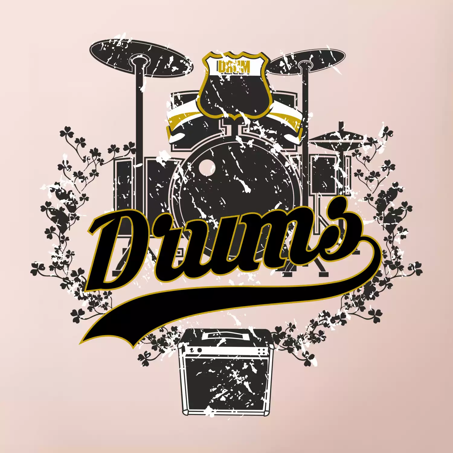 Drums - kreslené bubny