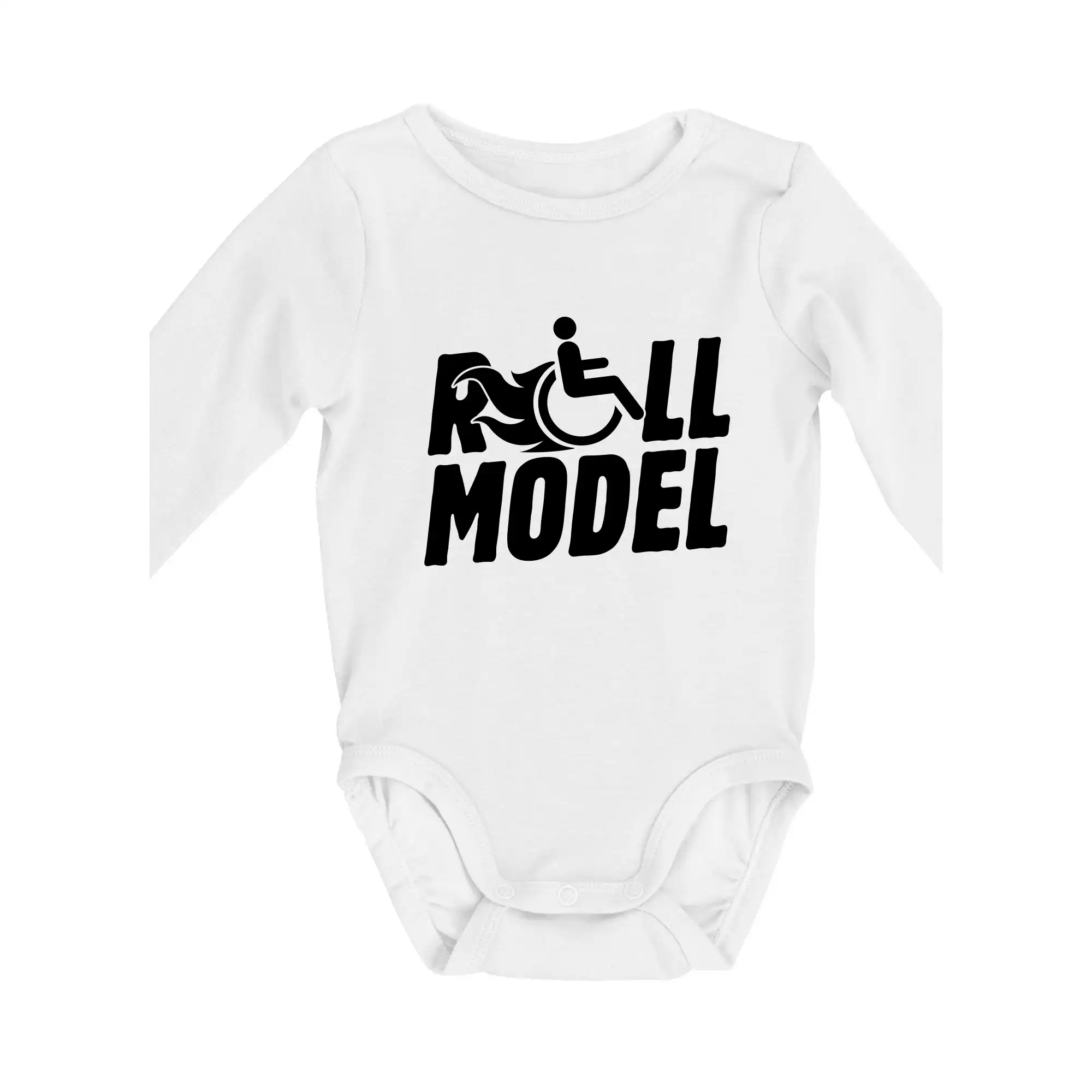 Roll model - Body dojčenské s dlhým rukávom
