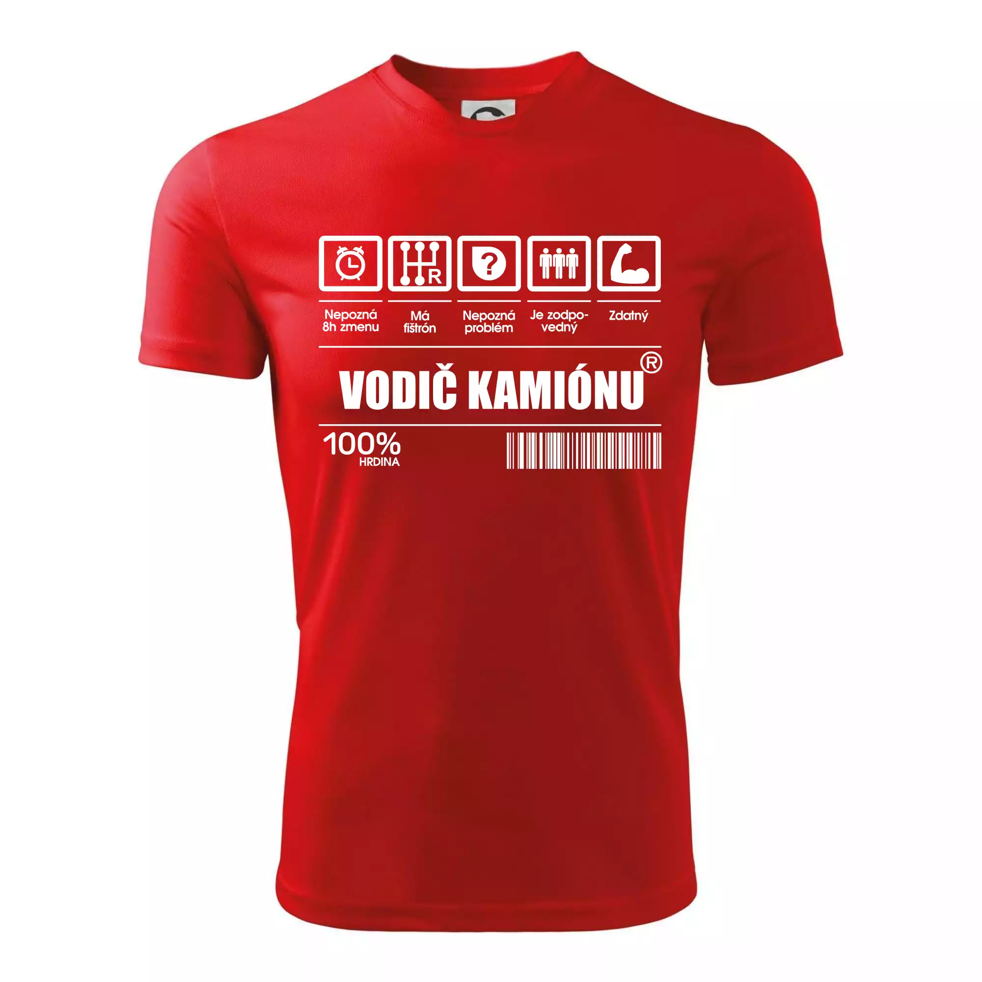 Čiarový kód - Vodič kamionu