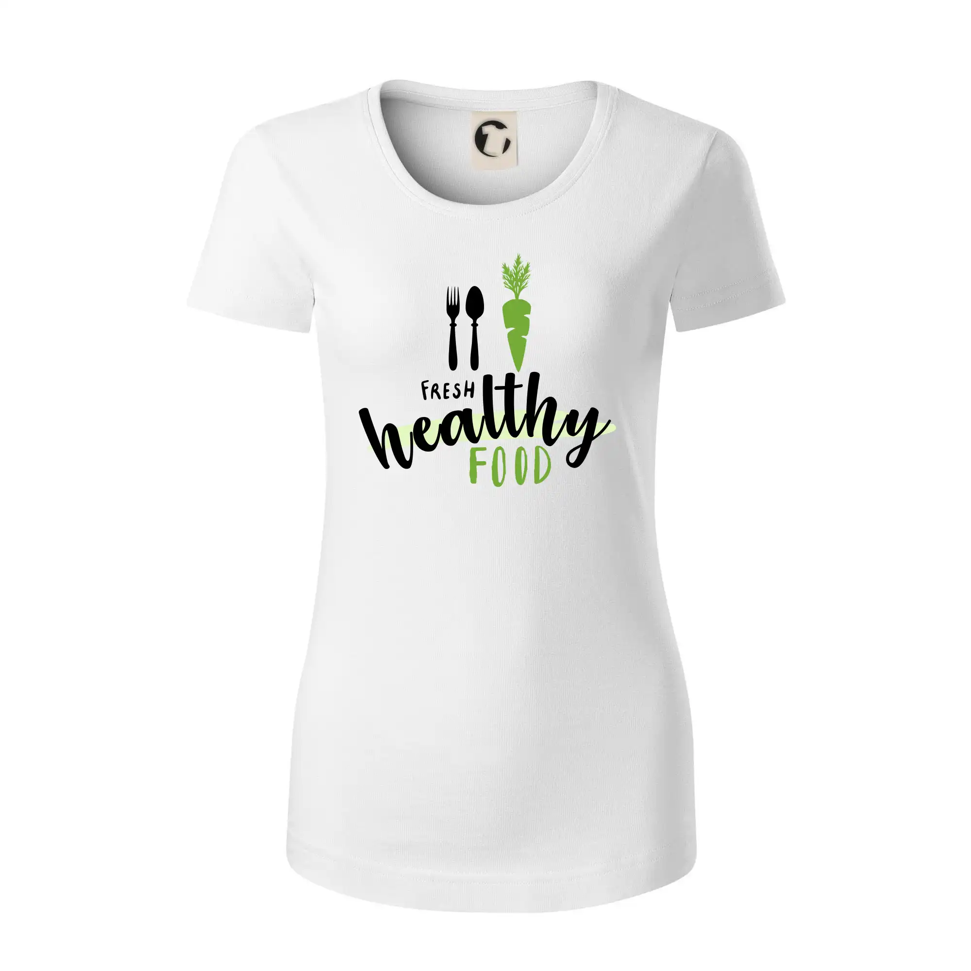 Životný štýl - Fresh healthy food - Dámske tričko z organickej bavlny Origin (GOTS)