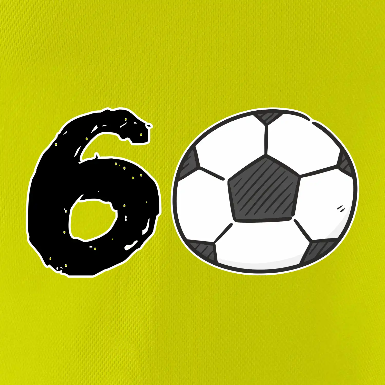 Fotbal kulaté narozeniny 60