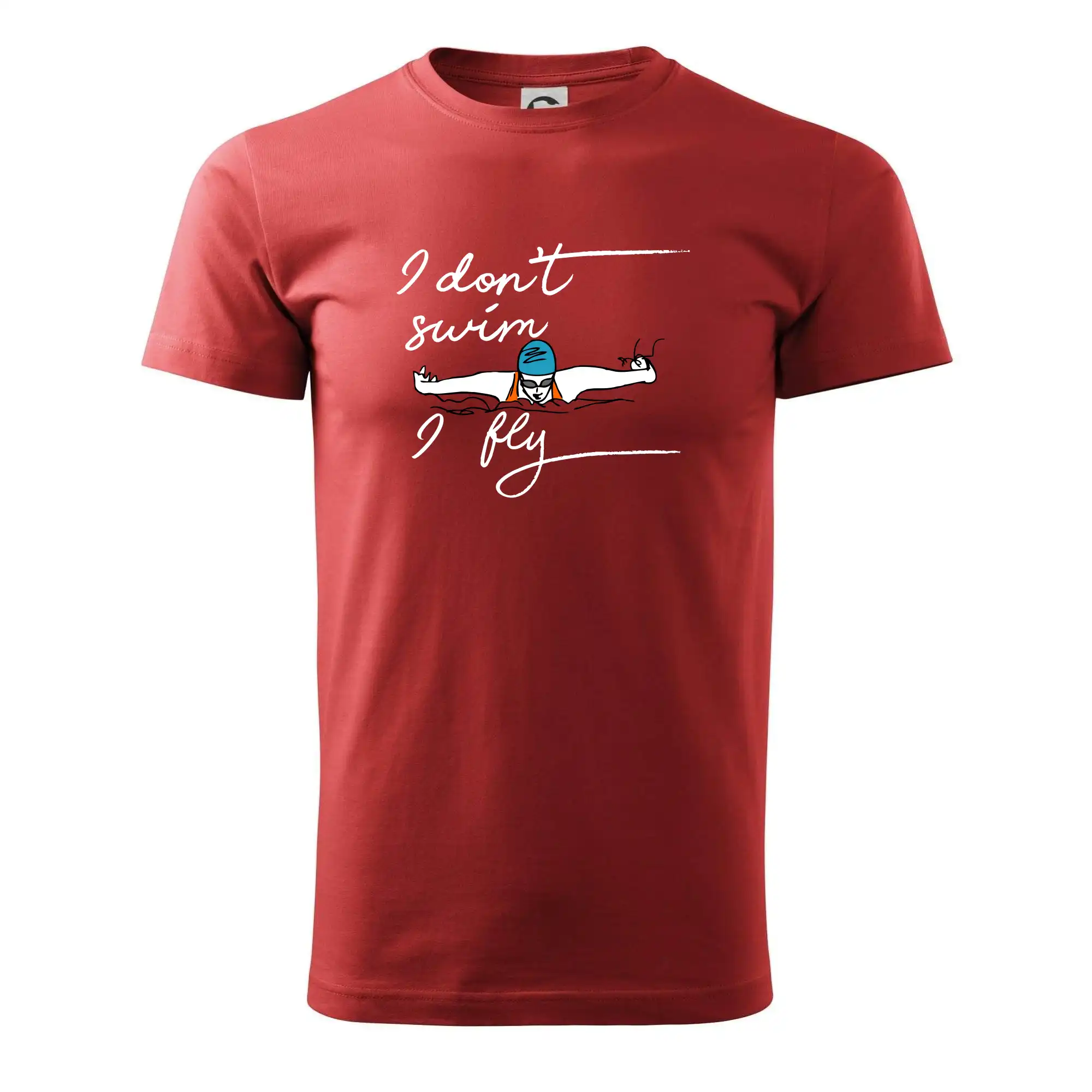 Ostatné športy - I don't swim i fly - Klasické pánske tričko vyššej gramáže