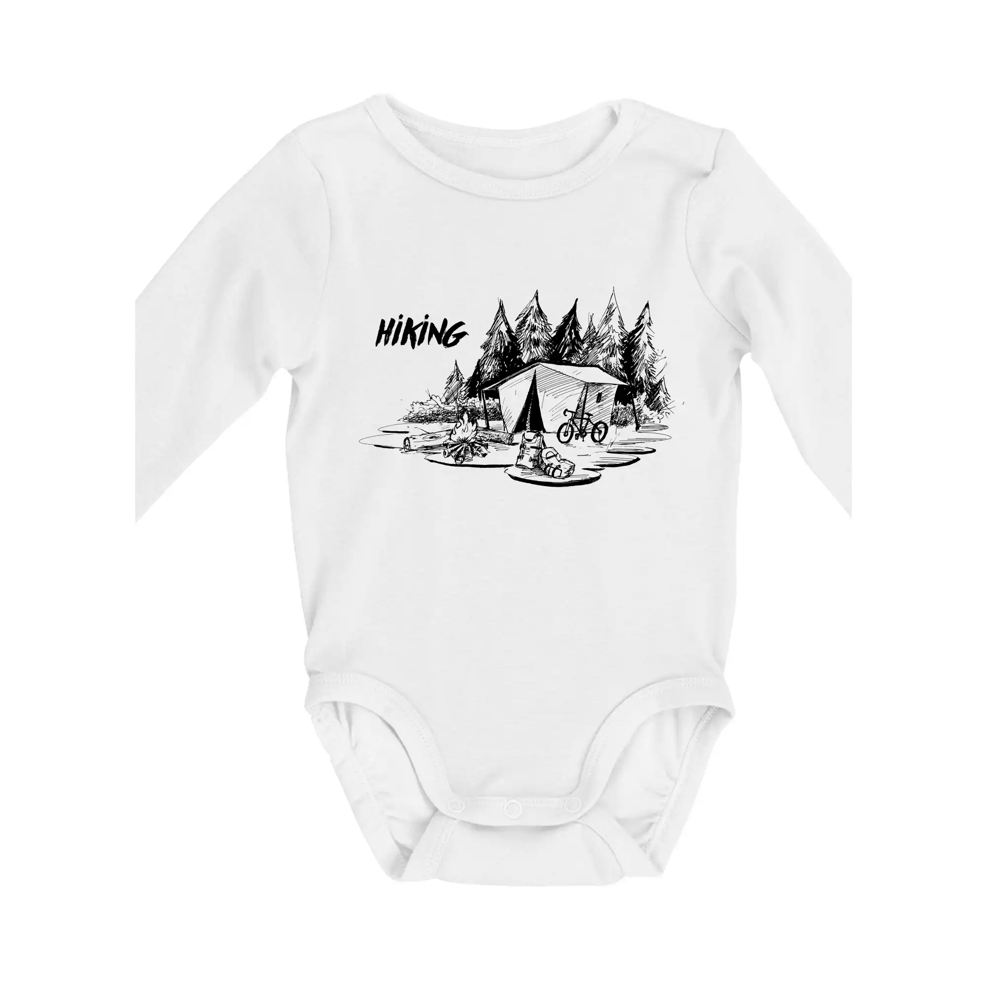 Hiking - obrázek kreslený