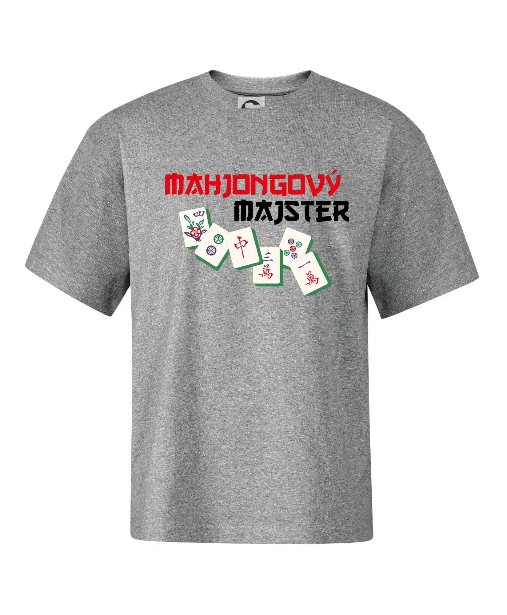 Tričká a mikiny so spoločenskými hrami  - Majhongový majster - Stage unisex - OVERSIZE