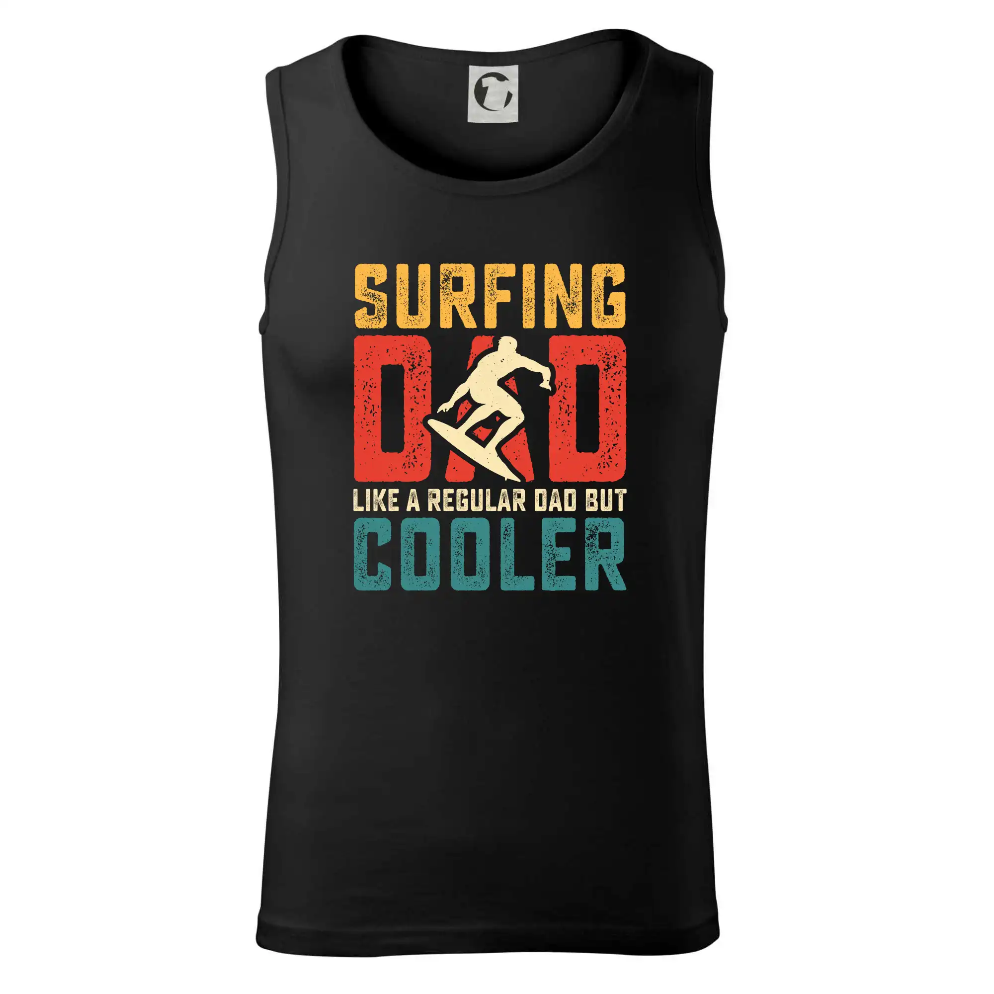 Surferske tričká - Surfing dad like a regular dad but cooler - Tielko pánske Core