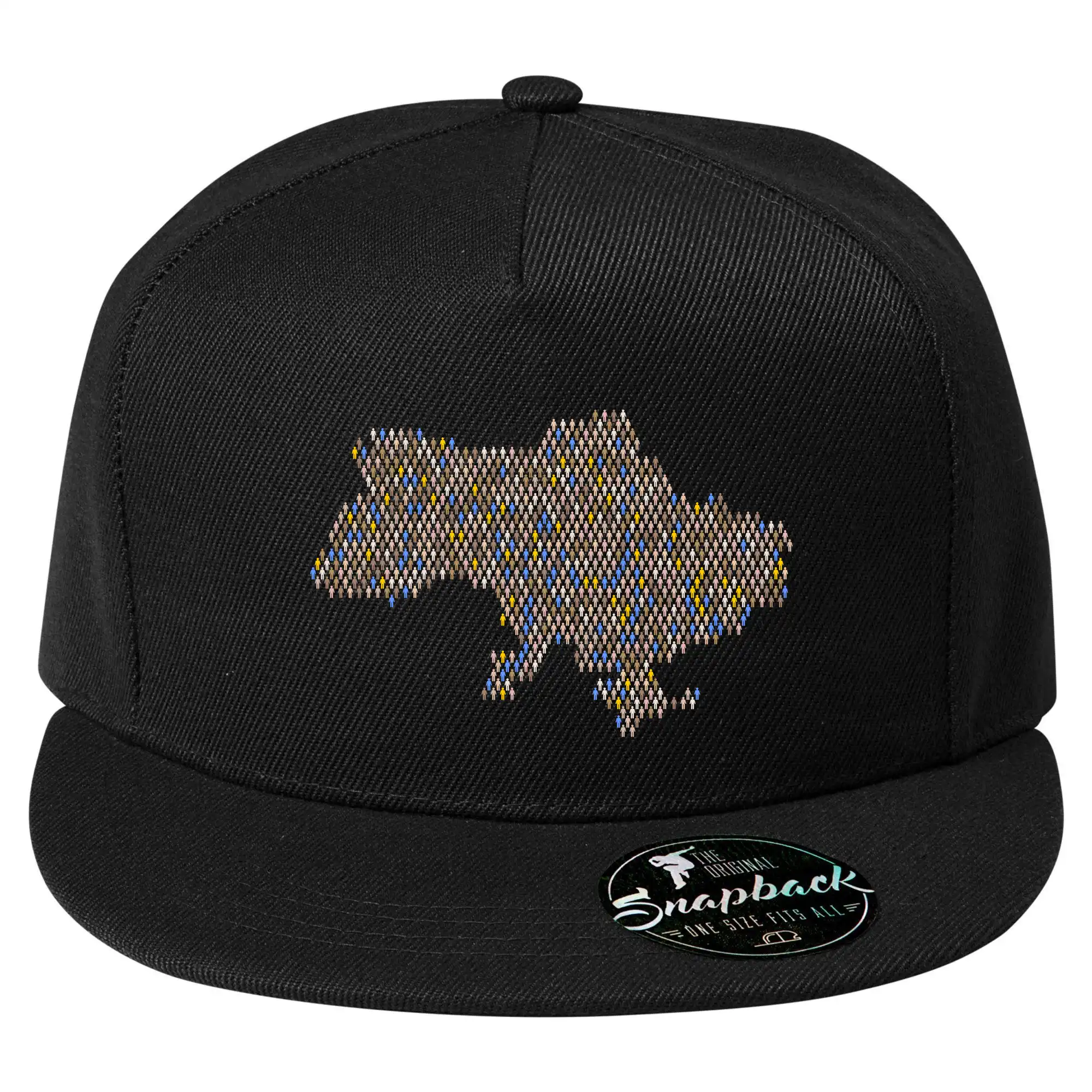 Mapa Ukrajiny panáčci