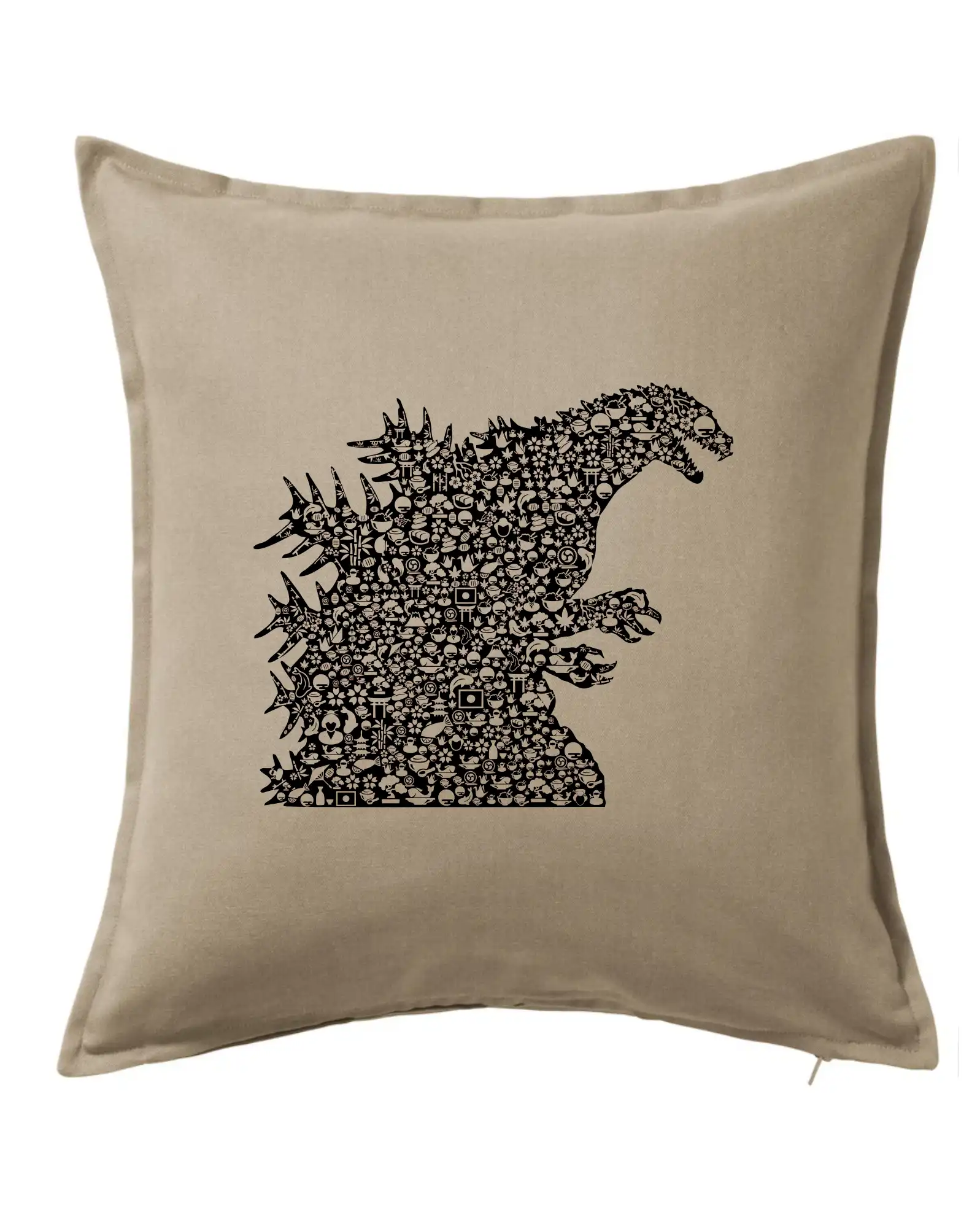 Filmové tričká - Godzilla ikony asie - Vankúš 50x50