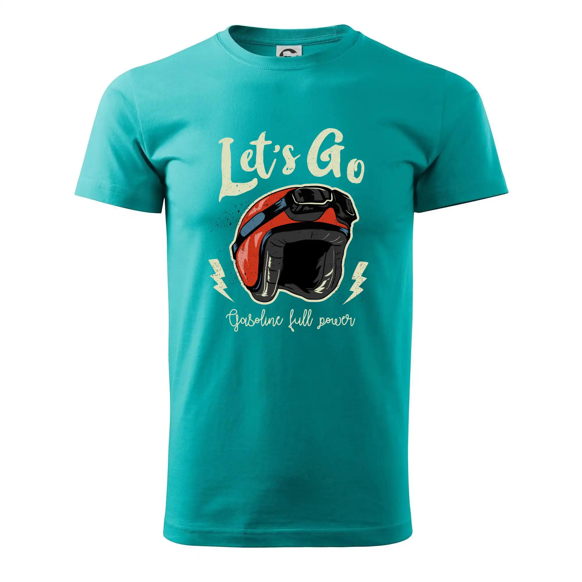 Moto let's go - Klasické pánske tričko vyššej gramáže