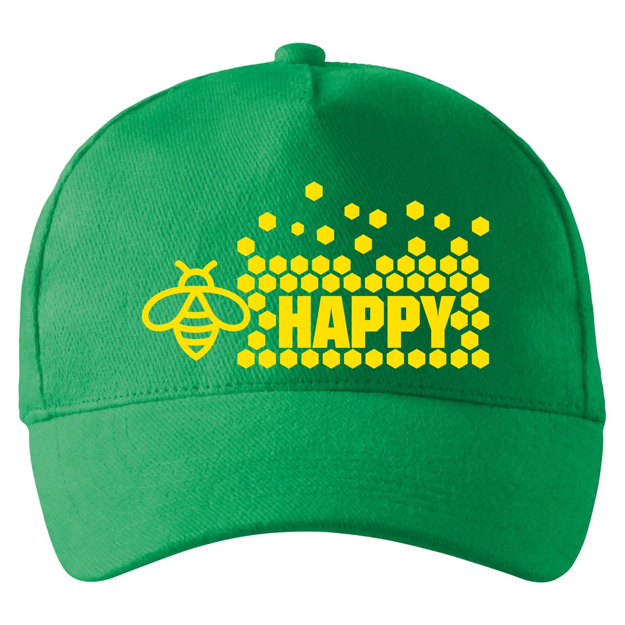 Bee Happy - Šiltovka so zahnutým šiltom a mosaznou sponou