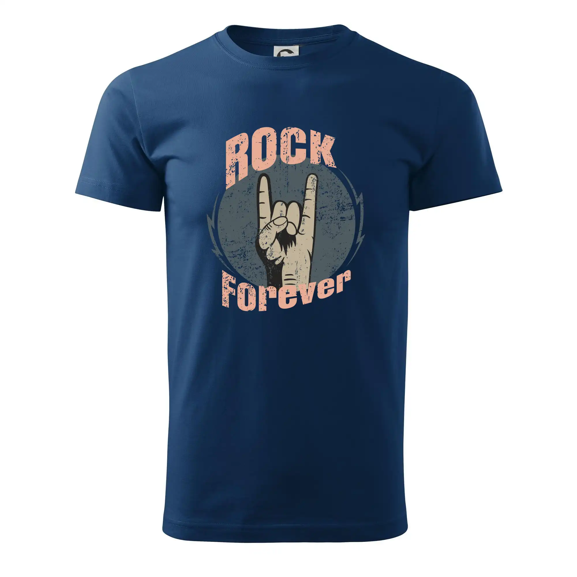 Rock forever ruka - Pánske tričko nižšej gramáže