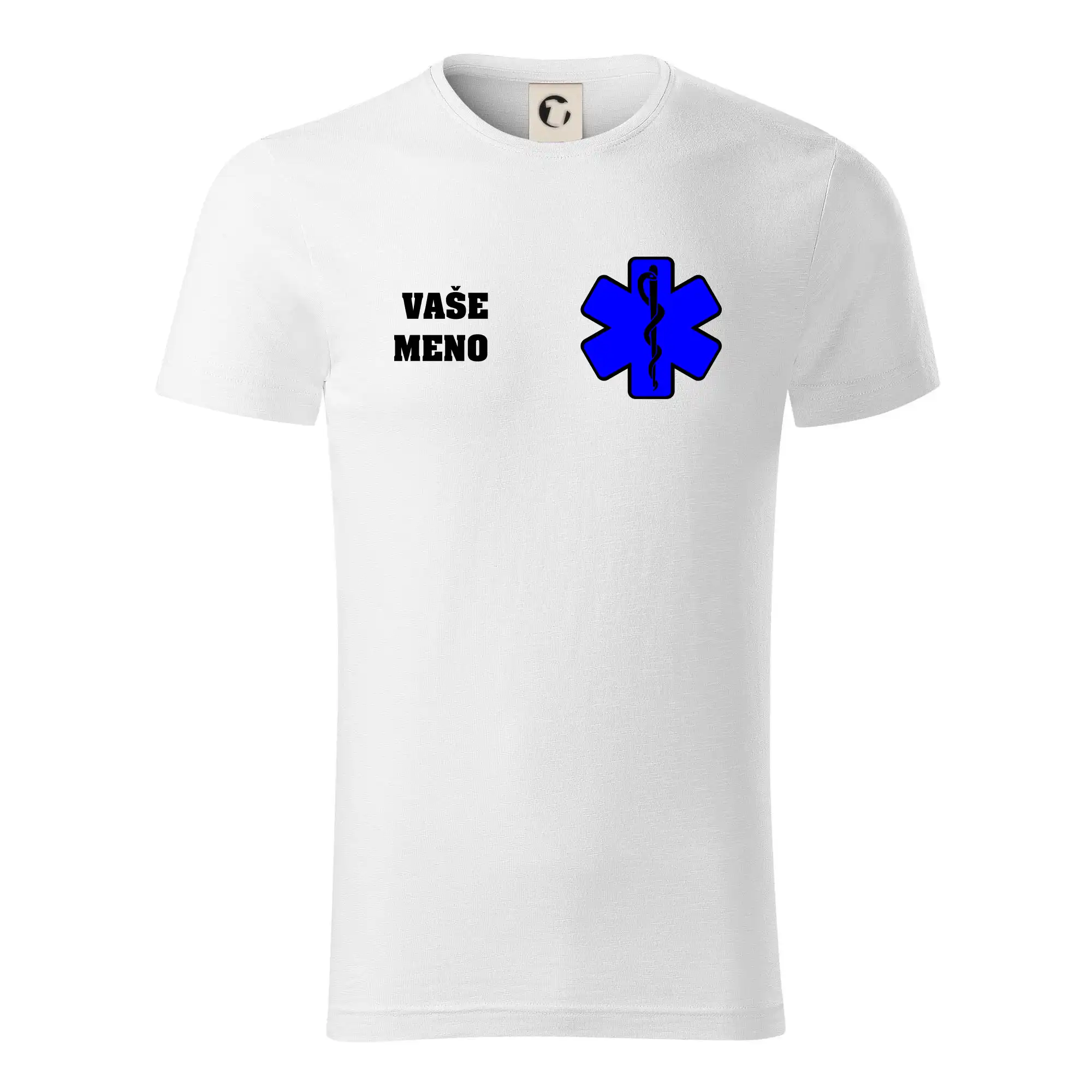 Originálne tričká pre hasičov - Rescue - Vaše meno - Tričko z organickej bavlny