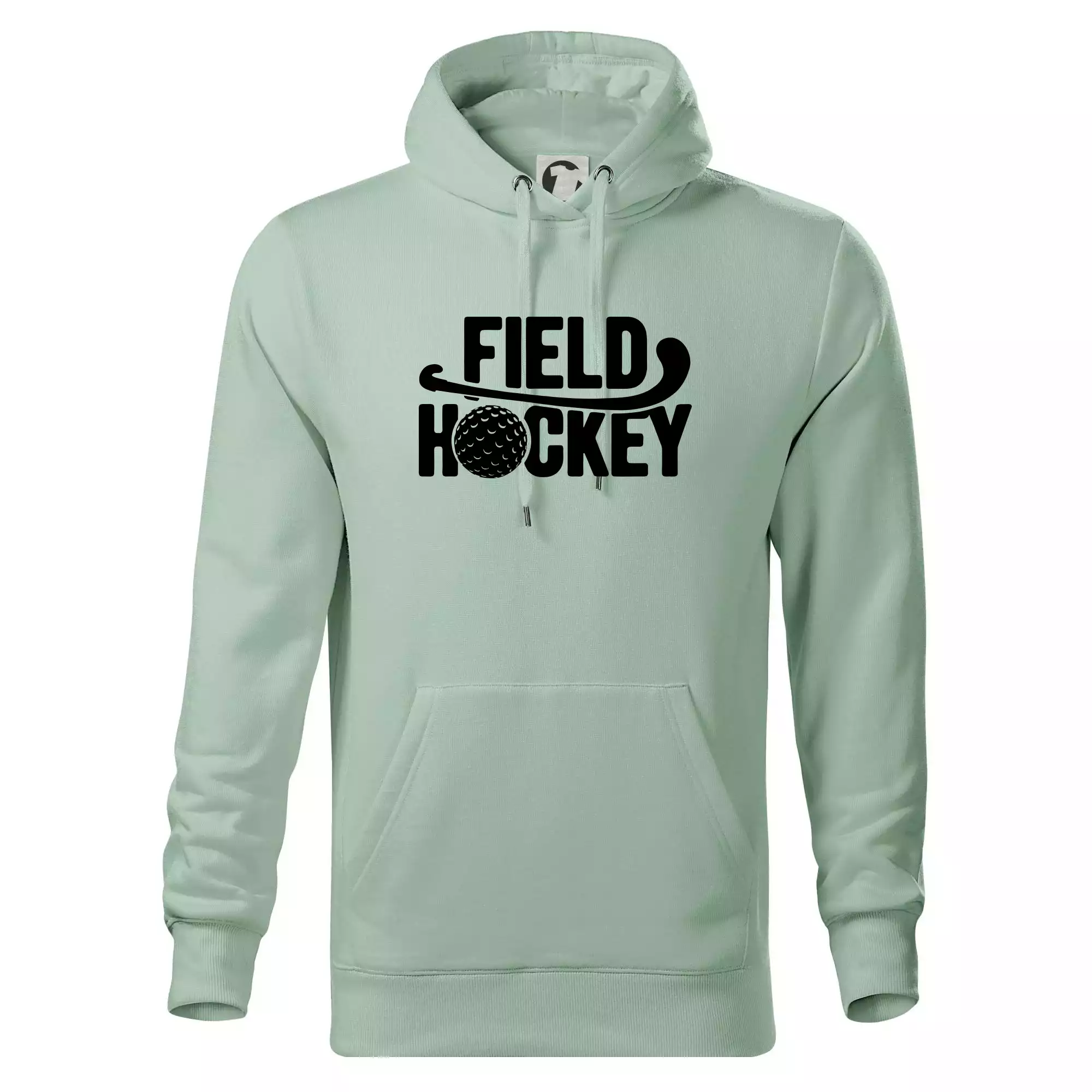 Field hockey míček a nápis