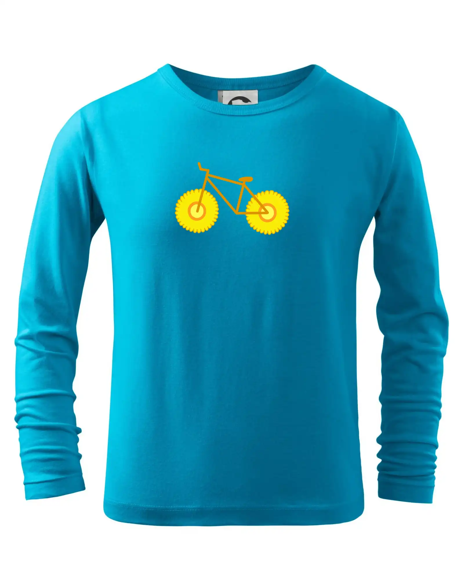Tričko ako darček pre cyklistu - Bicykel kukurice (Moňas) - Tričko detské Long Sleeve