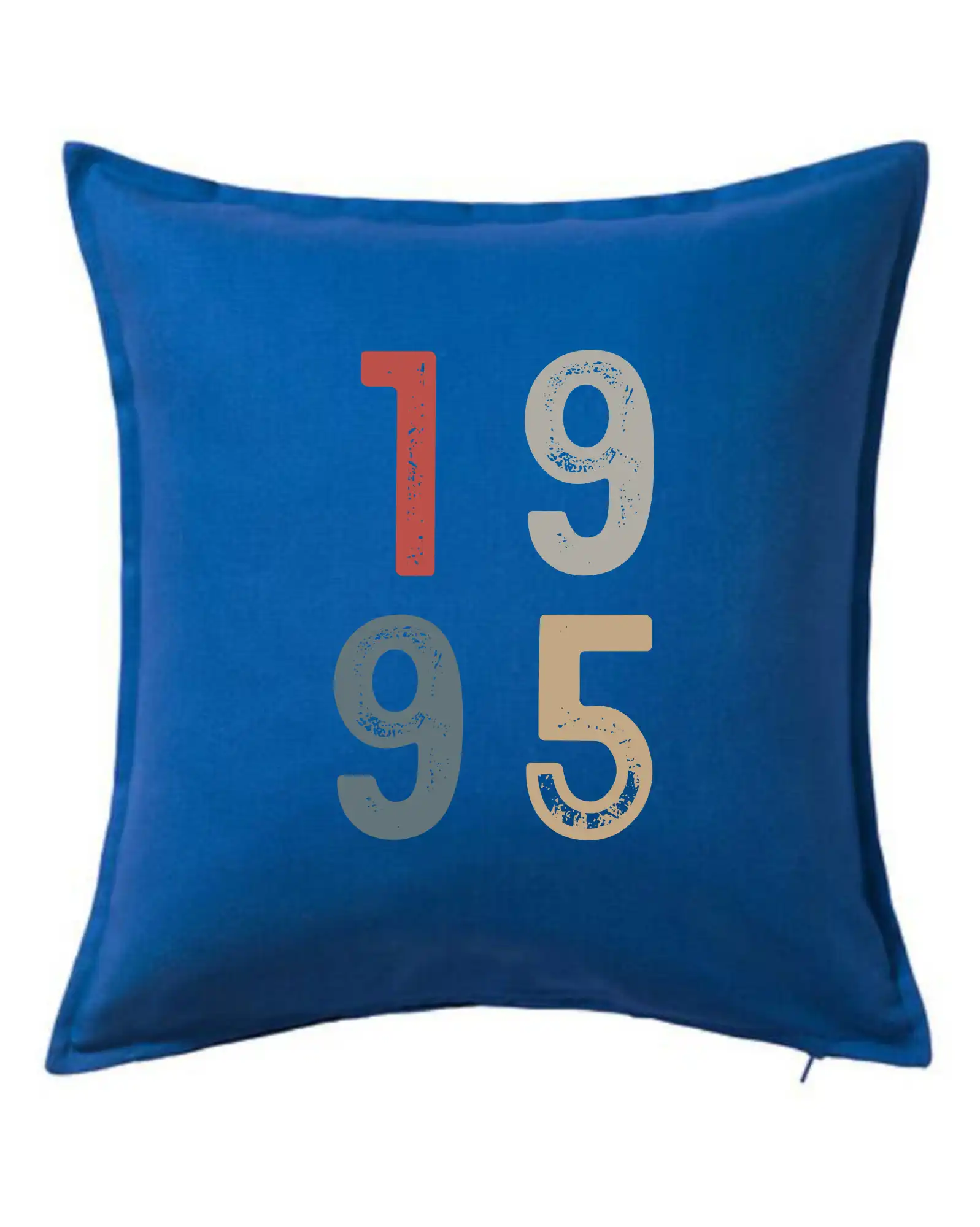 Tričká k narodeninám - Vintage číslica 1995 - Vankúš 50x50