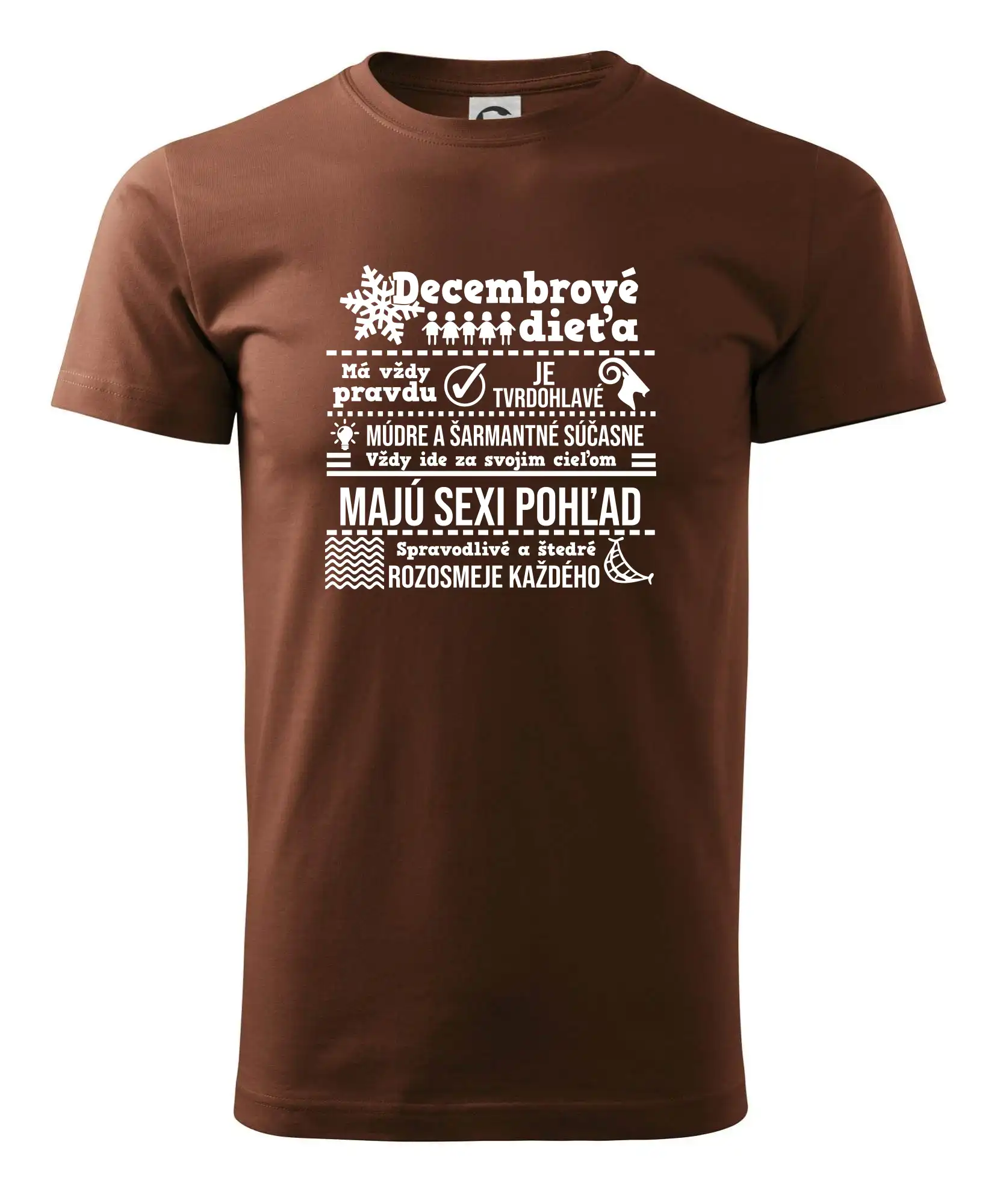 Tričká pre narodených v decembri - Narodeniny December - Pánske tričko nižšej gramáže
