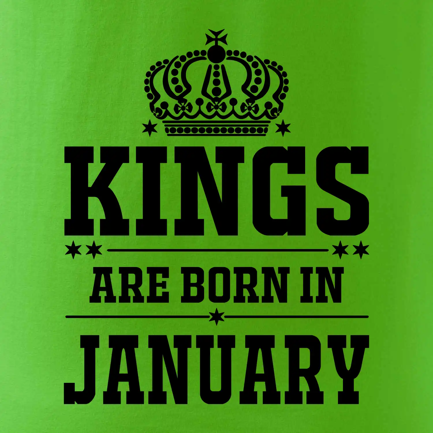 Kings are born in January