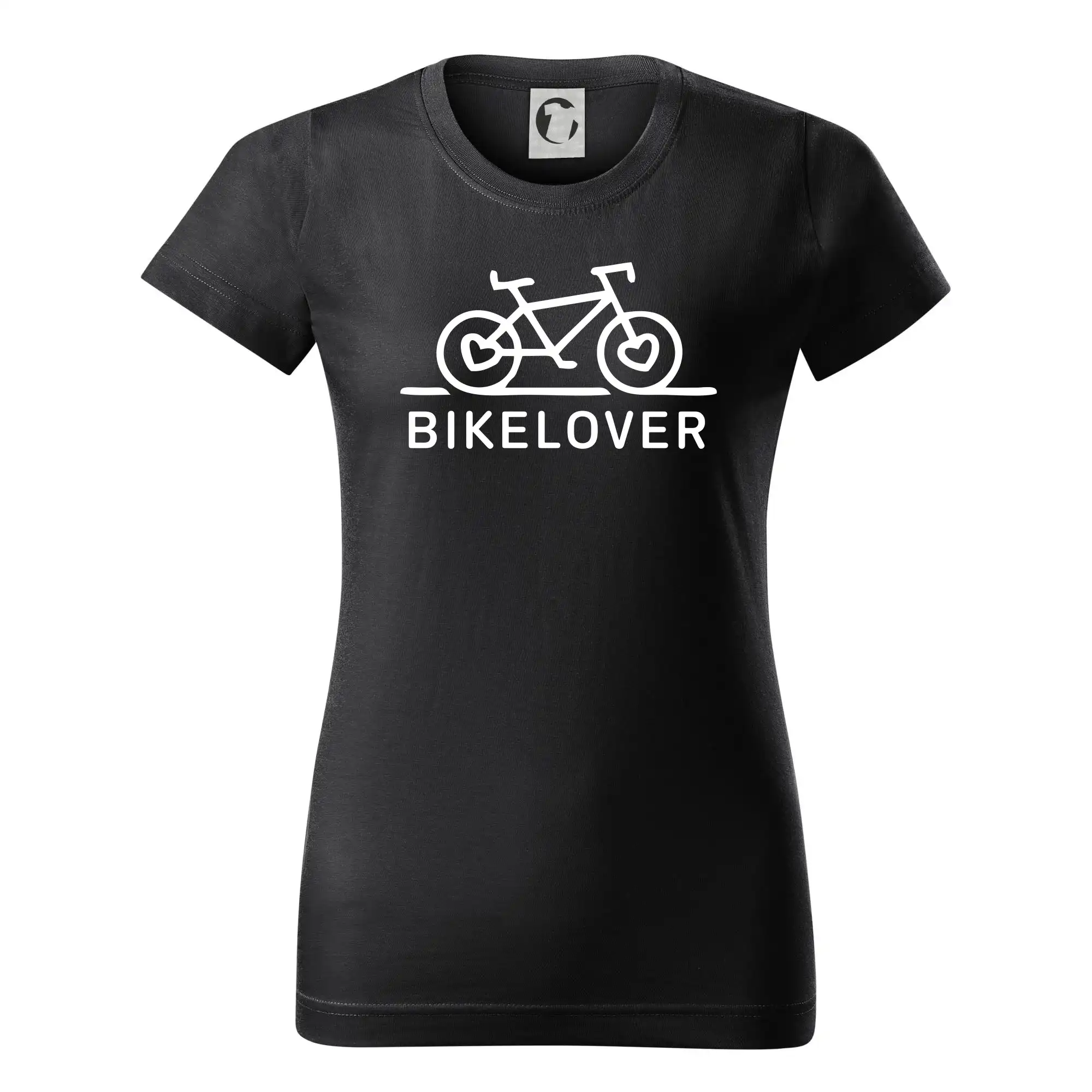 Tričko ako darček pre cyklistu - Bike lover - Dámske tričko basic - ľahko voľnejšie a dlhšie