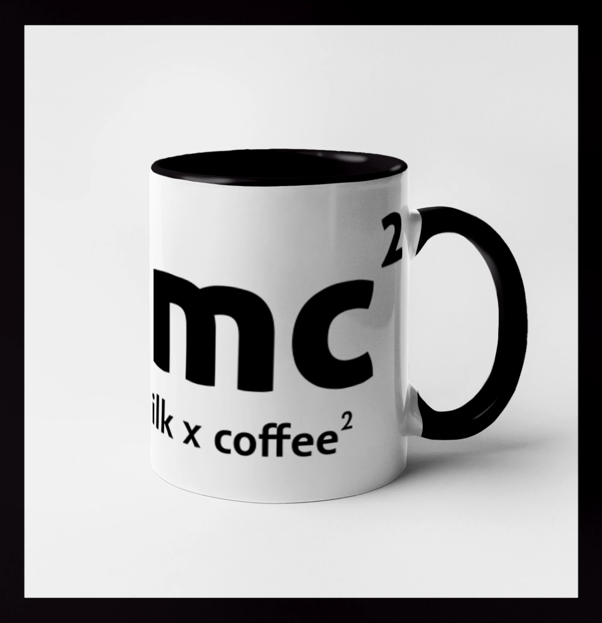 e = mc2 - coffee milk