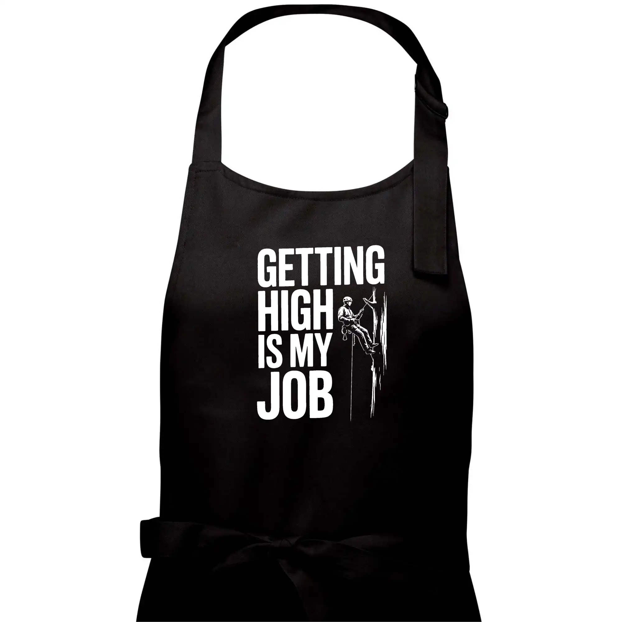 Trička pro horolezcov - Getting High is my job - Dámska zástera na varenie
