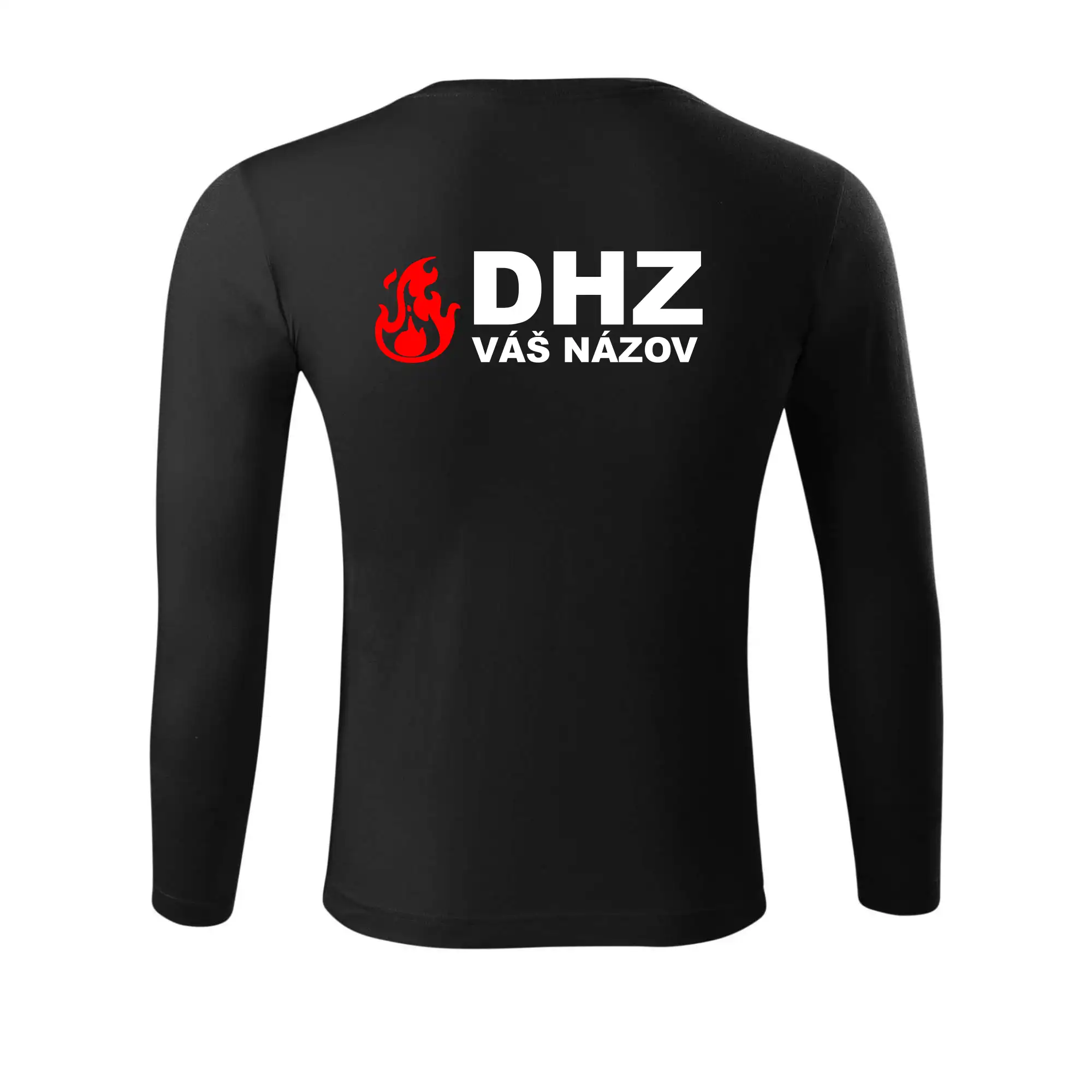 DHZ (oheň, firesport, názov sboru - vlastný nápis)