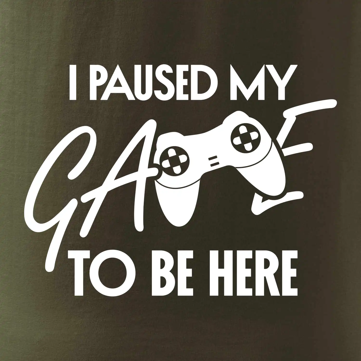 I paused my game to be here