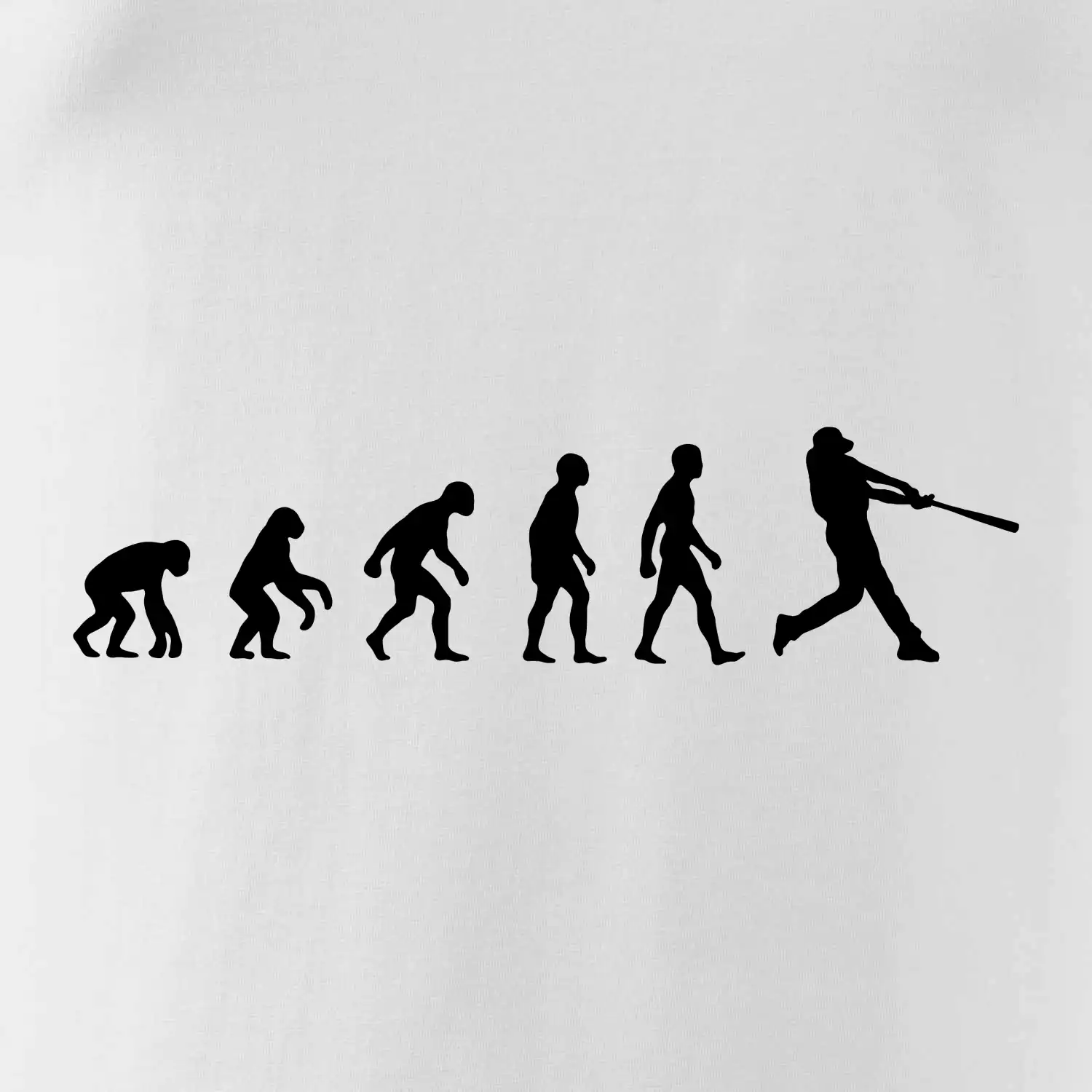 Evoluce baseball pálkař odpal