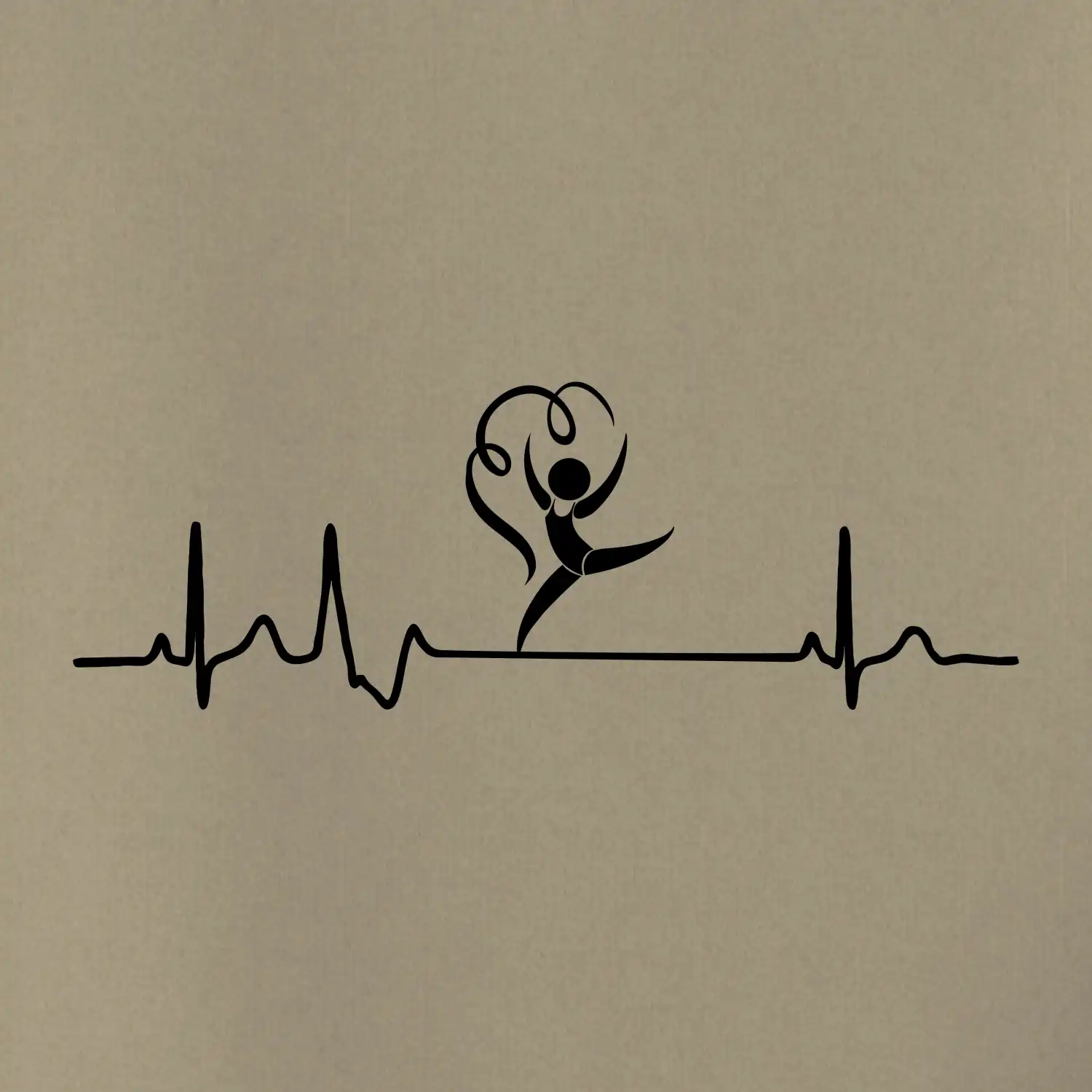 EKG moderní gymnastika stuha