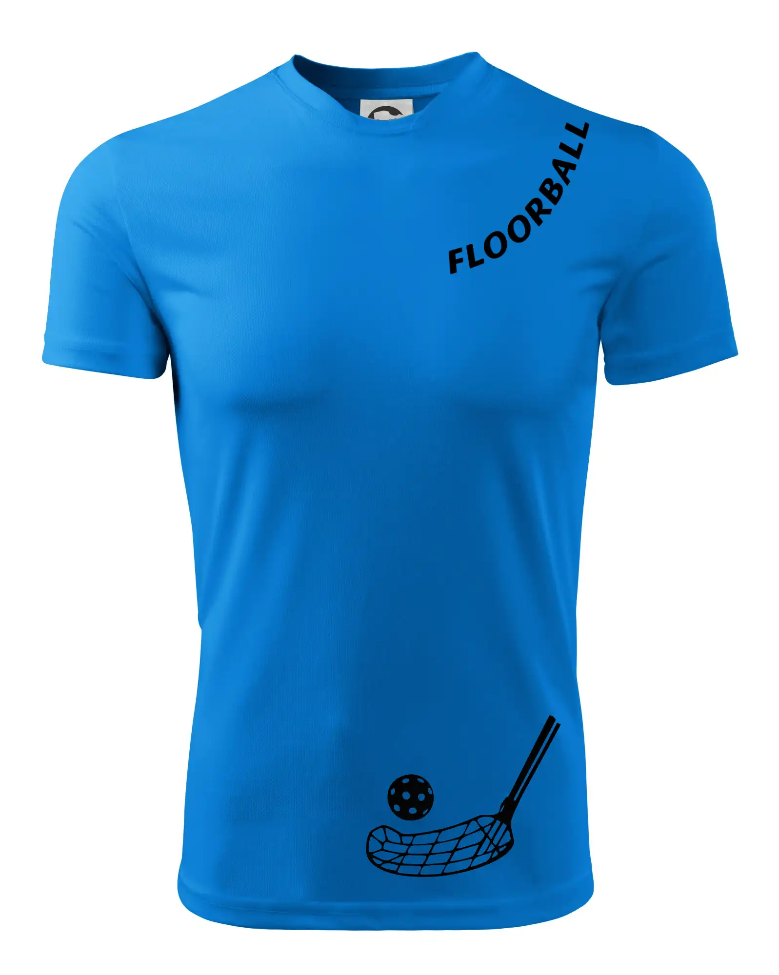 Floorball nápis šikmo