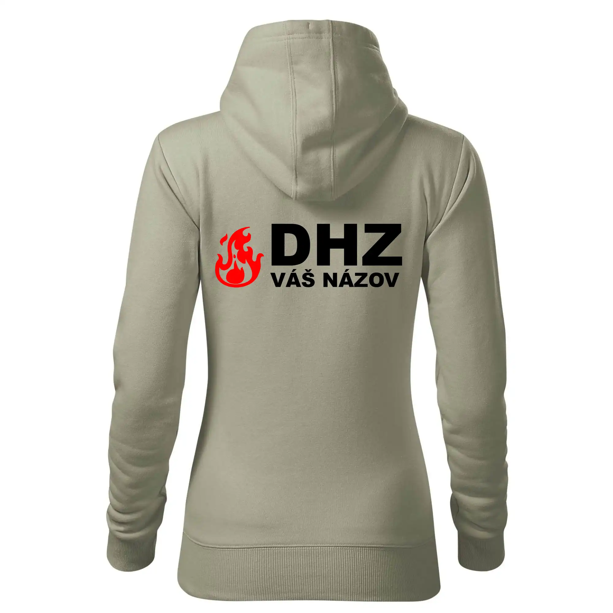 DHZ (oheň, firesport, názov sboru - vlastný nápis)